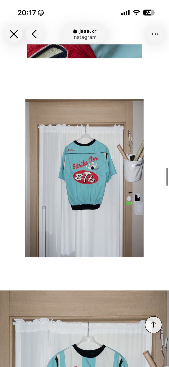 kapital 8tb bowling half pullover 소다 상품이미지1