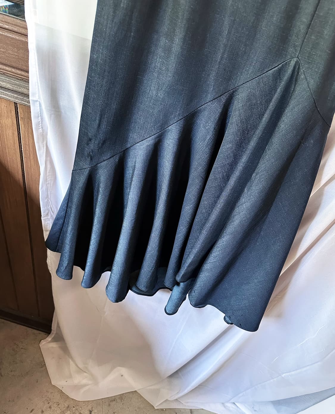 FRAY I.D navy mermaid skirt 상품이미지7