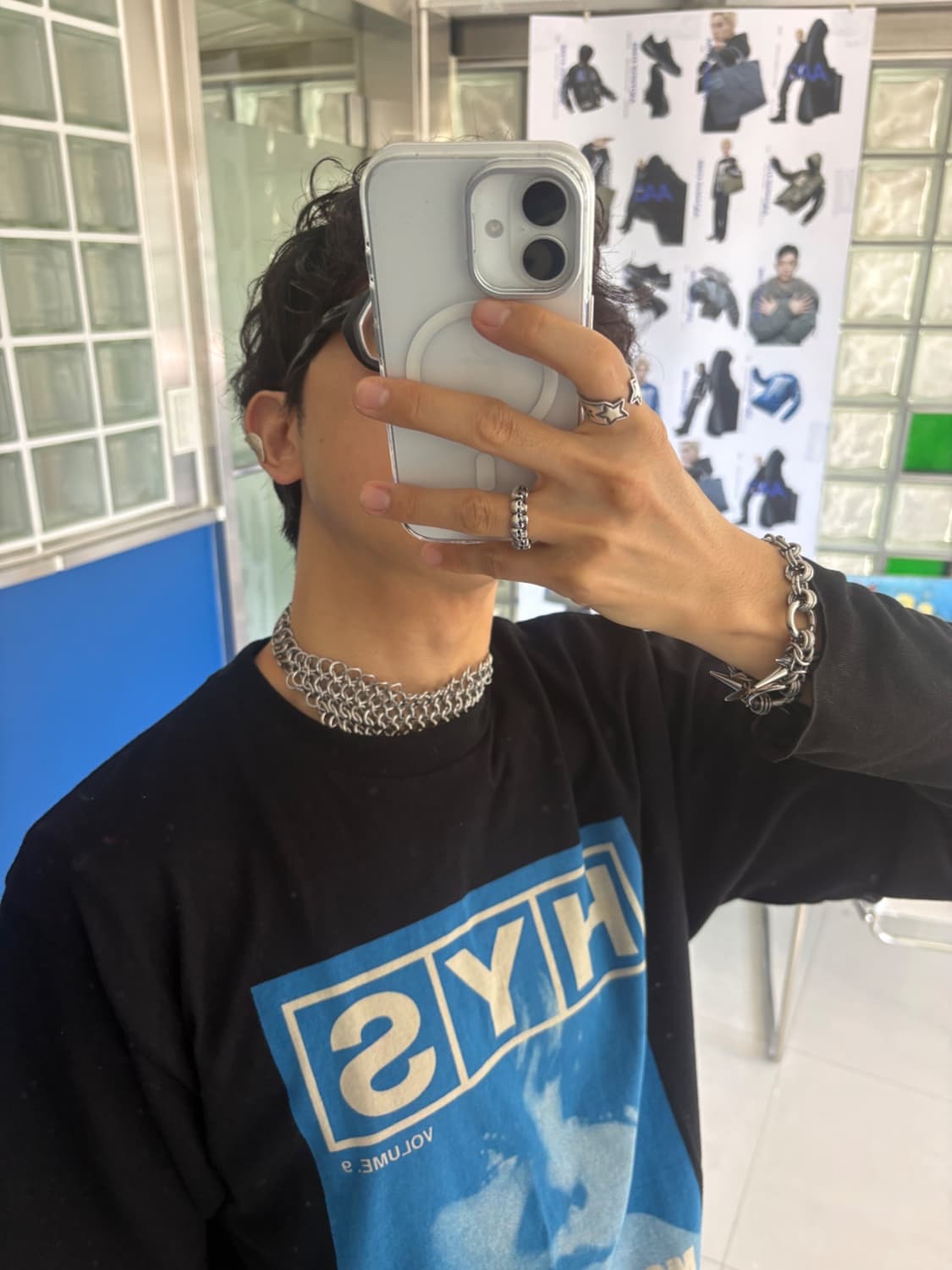 triangle chain charm 상품이미지2