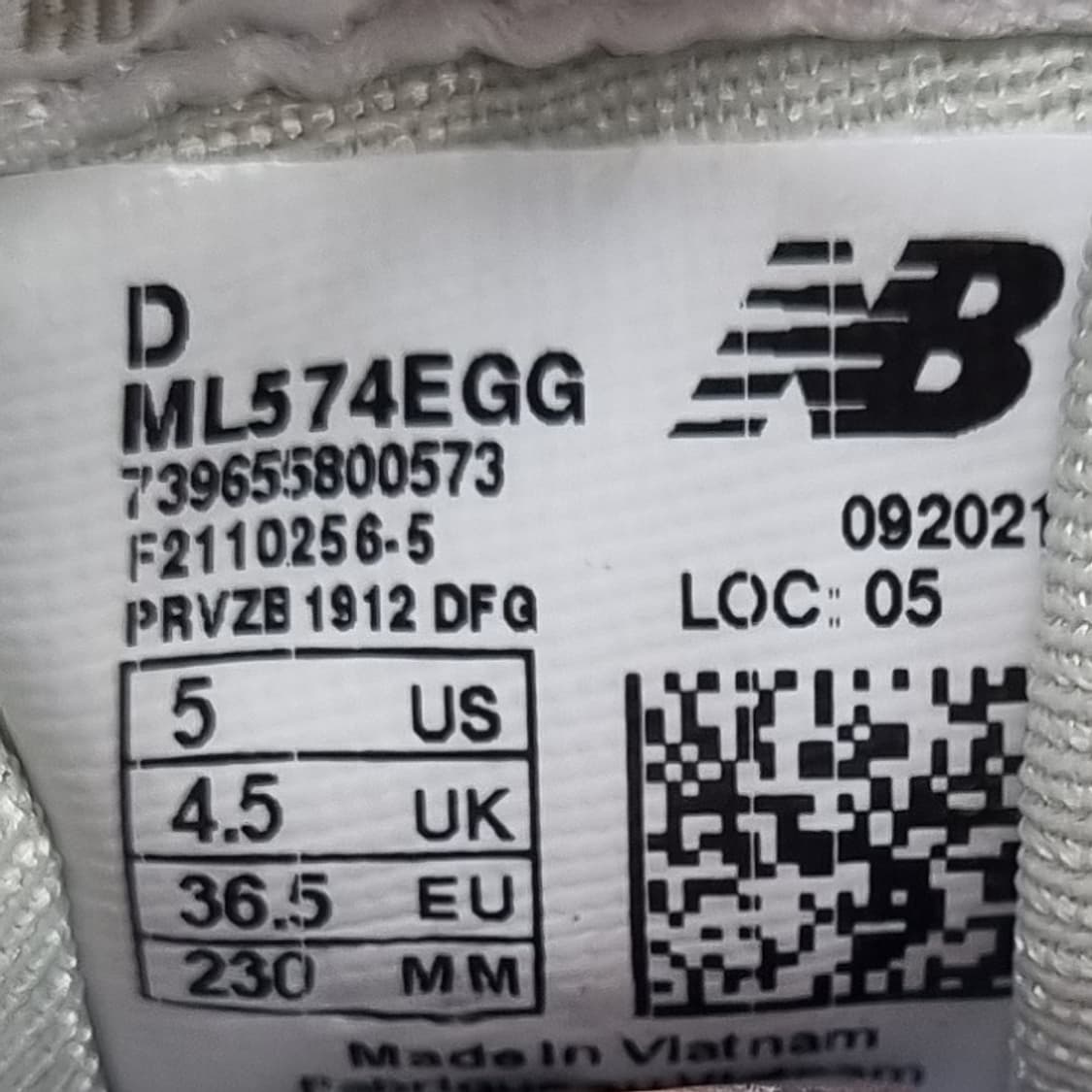 뉴발란스 574 그레이 여성운동화230  상품이미지5