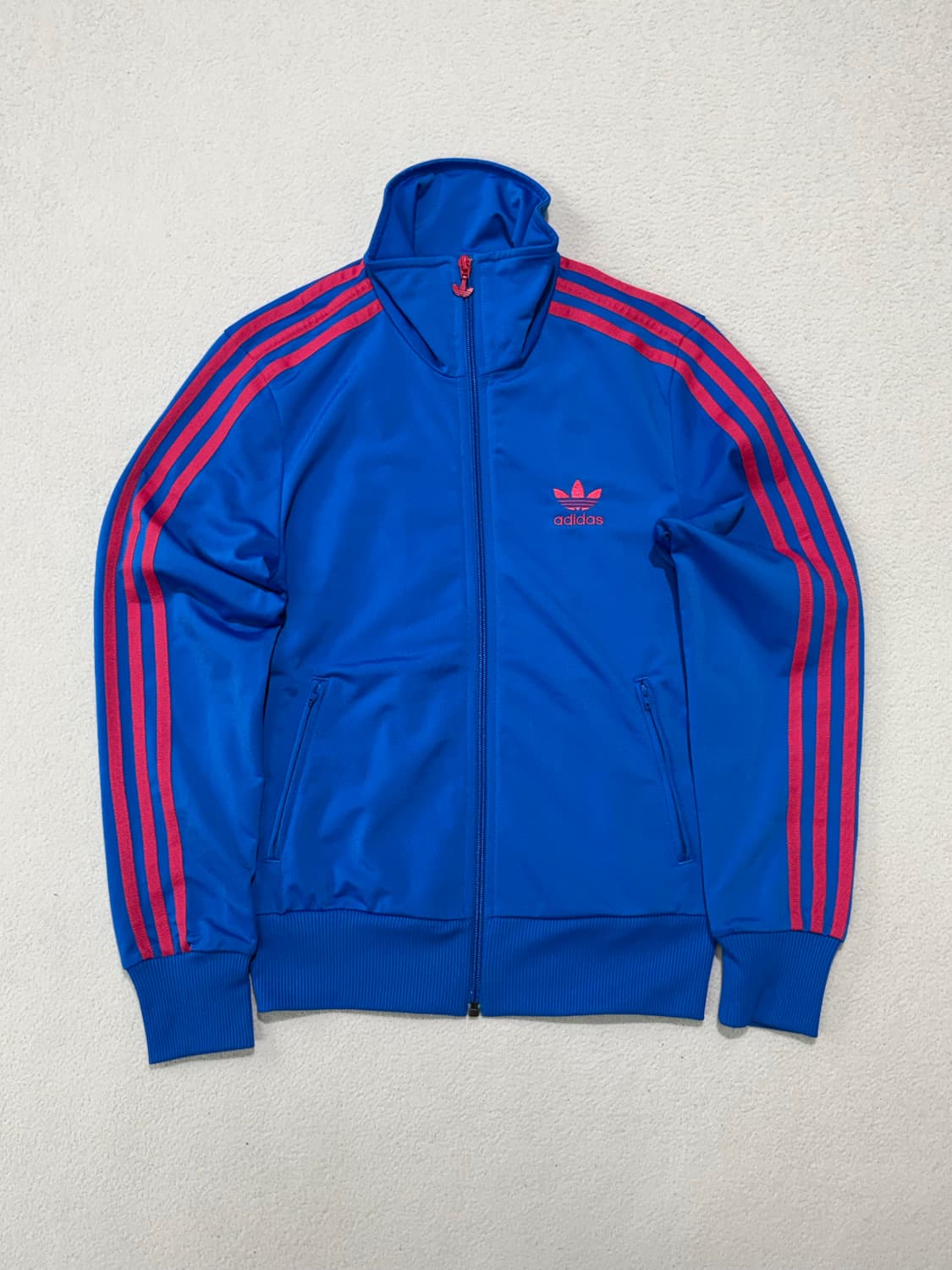 아디다스 파이어버드 백로고 블루 형광 핫핑크 파랑 여성용 져지 90 상품이미지2