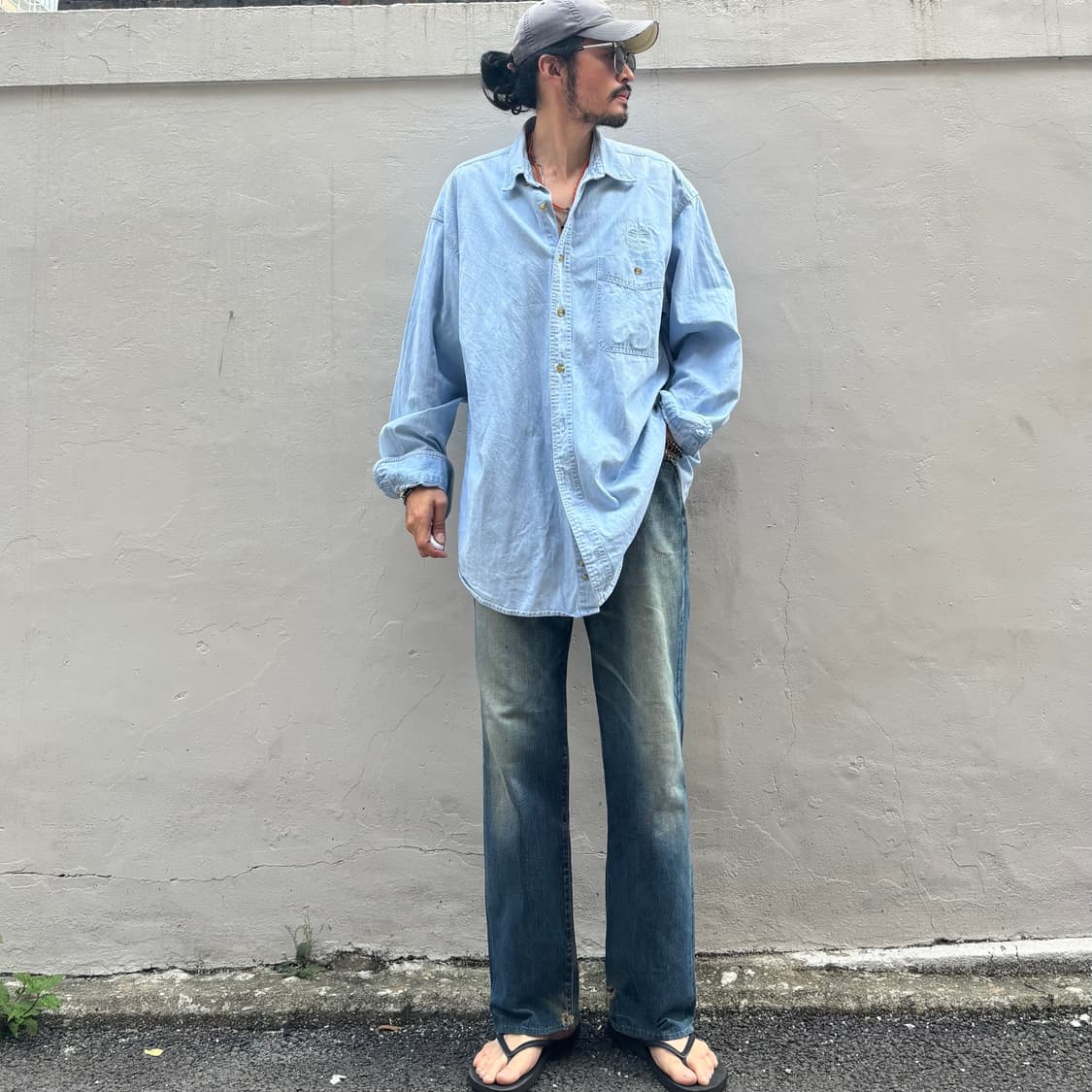 올드 리 데님 셔츠 상품이미지8