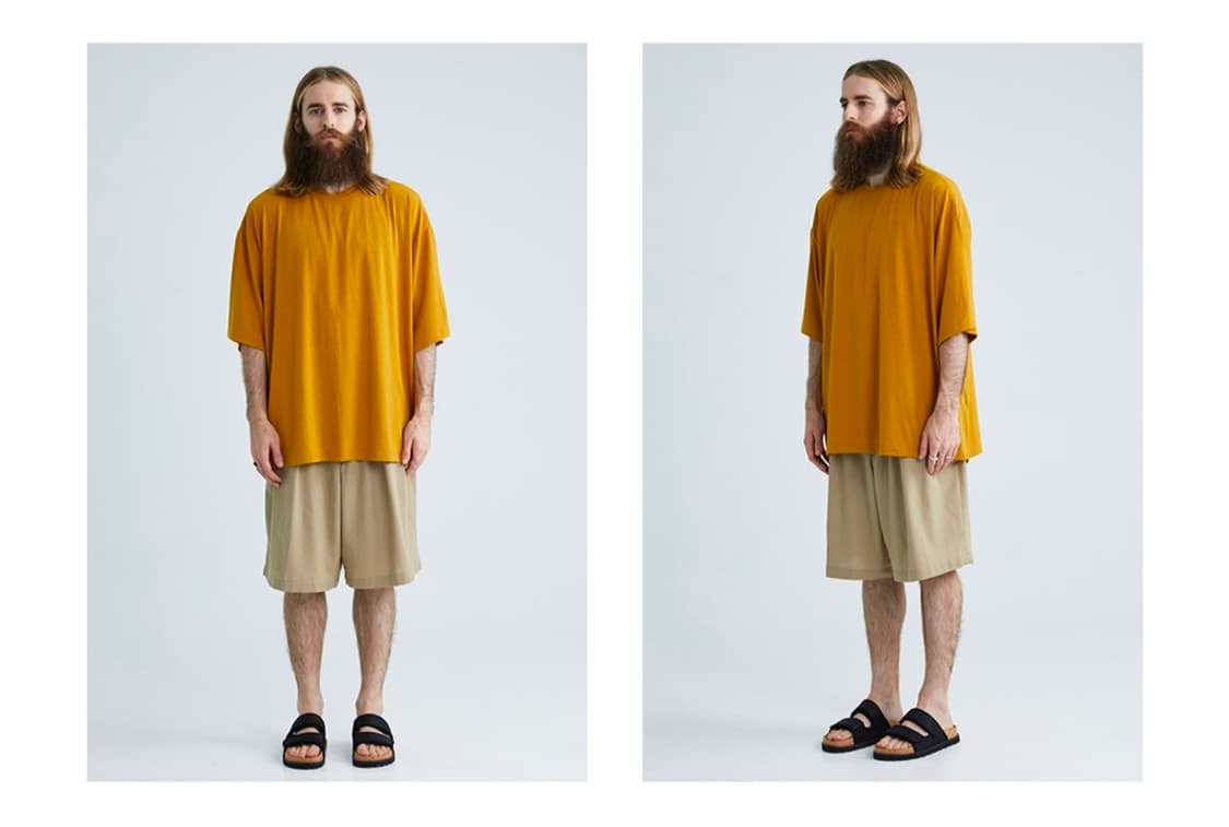acon 아콘스튜디오 TR 오버 머스타드 반팔티셔츠 박스티 상품이미지2
