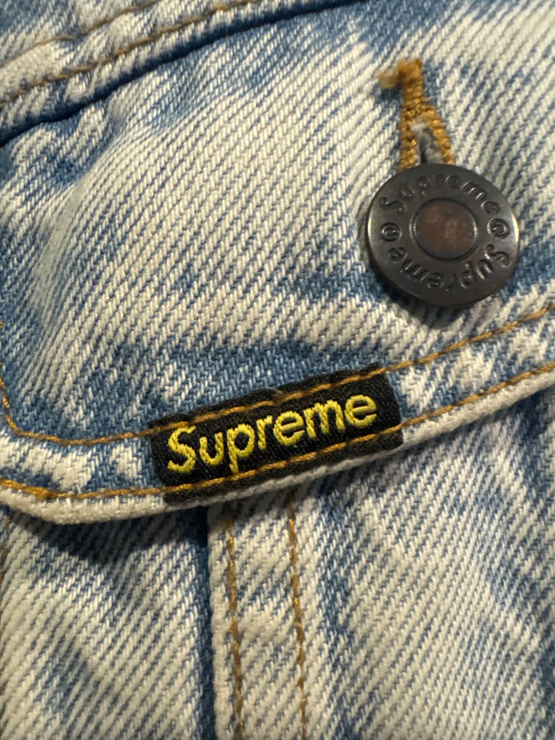 슈프림 연청자켓 L 상품이미지4