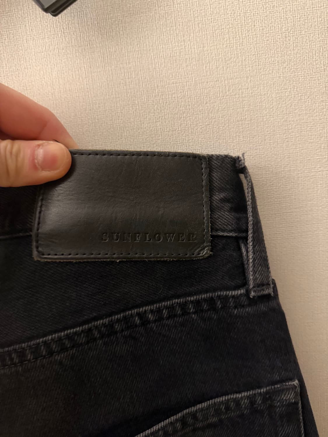 선플라워 sunflower 루즈핏 블랙진 31 상품이미지3