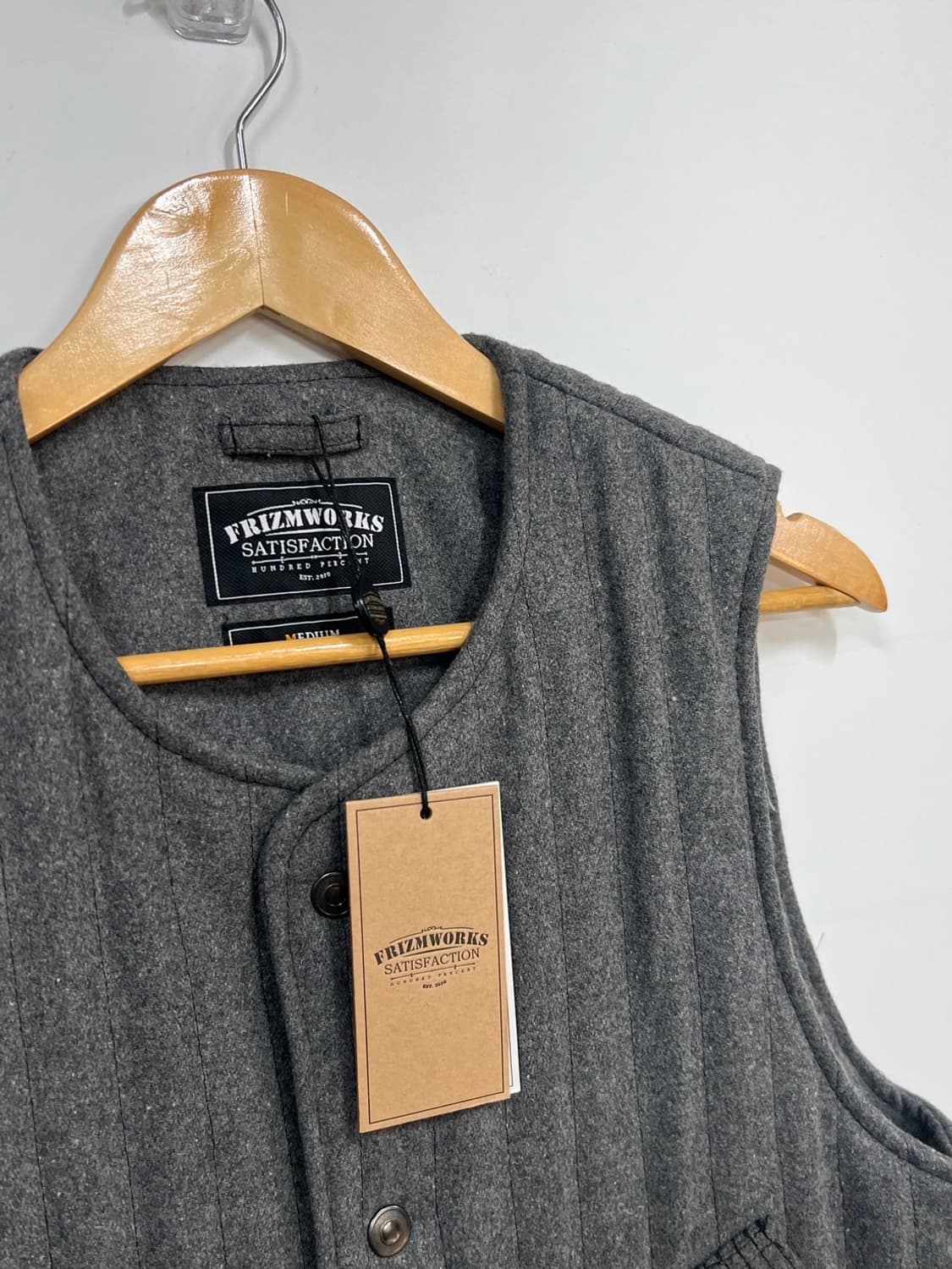 프리즘웍스 글래드 퀼팅 울 베스트 조끼 상품이미지2