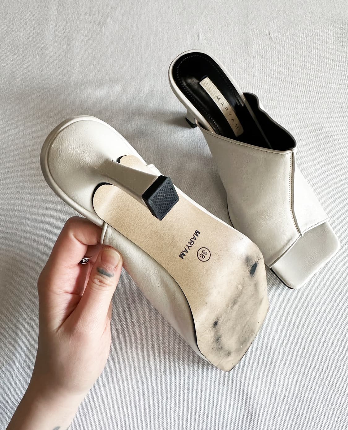 MARYAM NASSIR ZADEH square mules 상품이미지7
