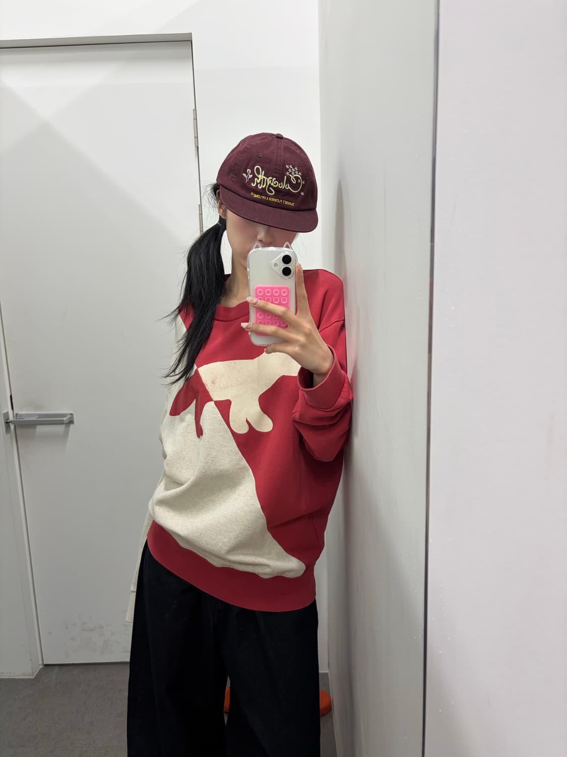 메종키츠네 폭스 맨투맨 상품이미지3