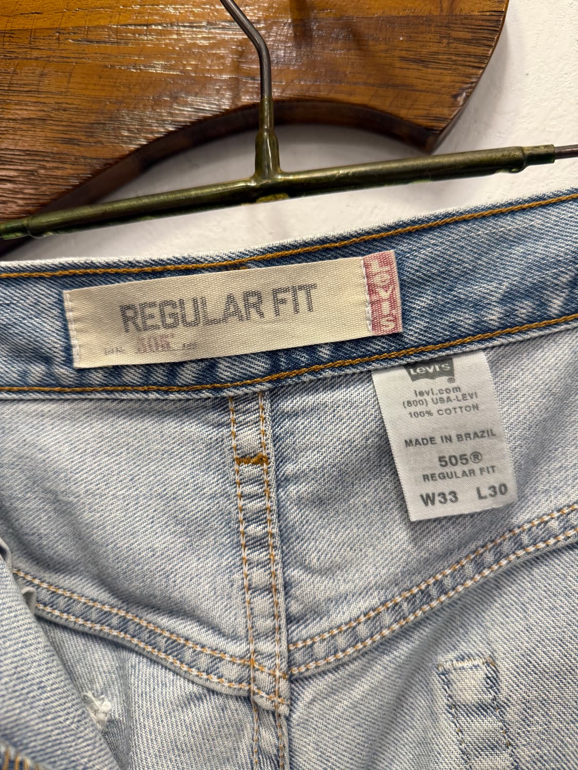 32inch) Brazil Levi’s 빈티지 리바이스 505 Jeans 상품이미지7