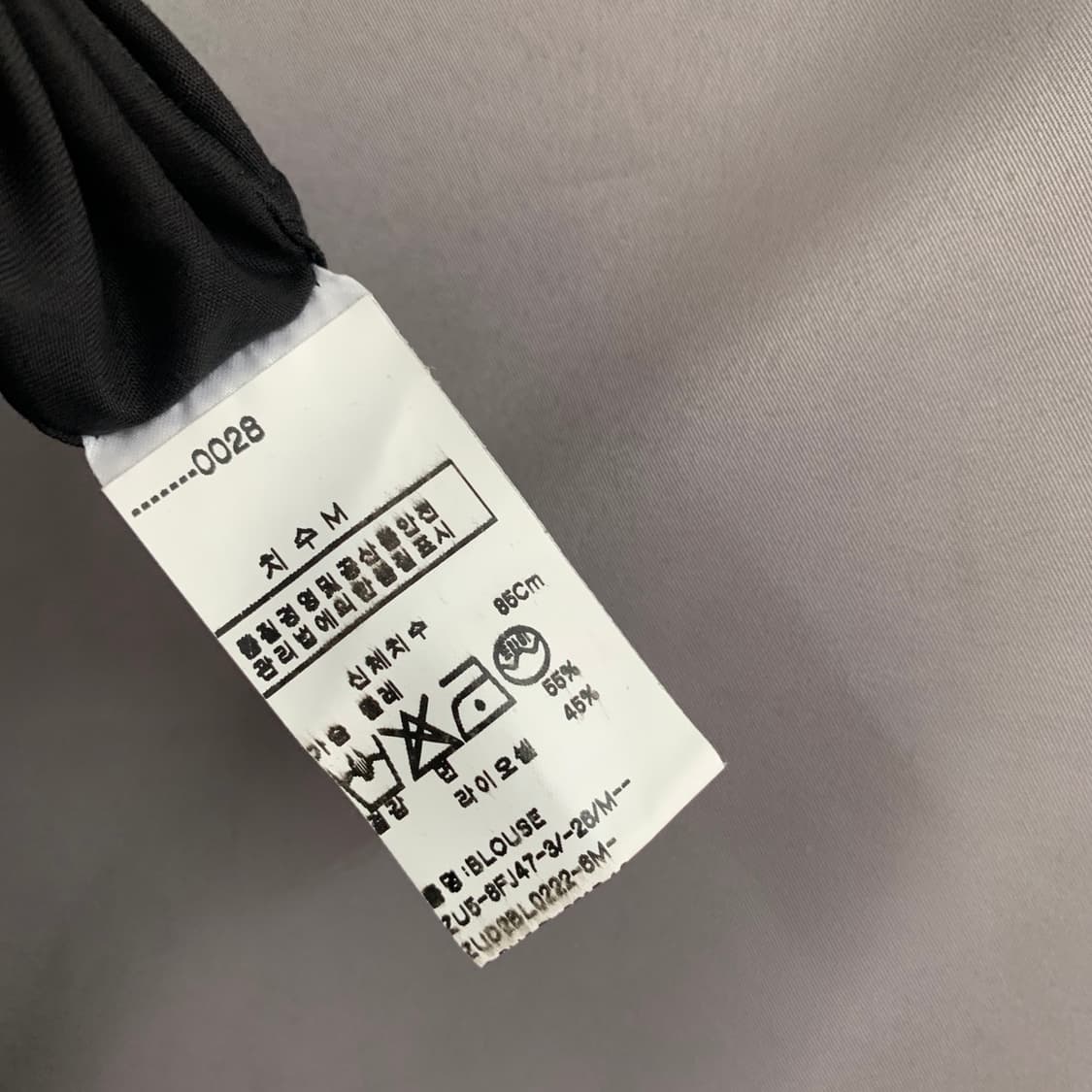 M ZUCCA 주카 오버핏 블랙 셔츠 롱 원피스 상품이미지7