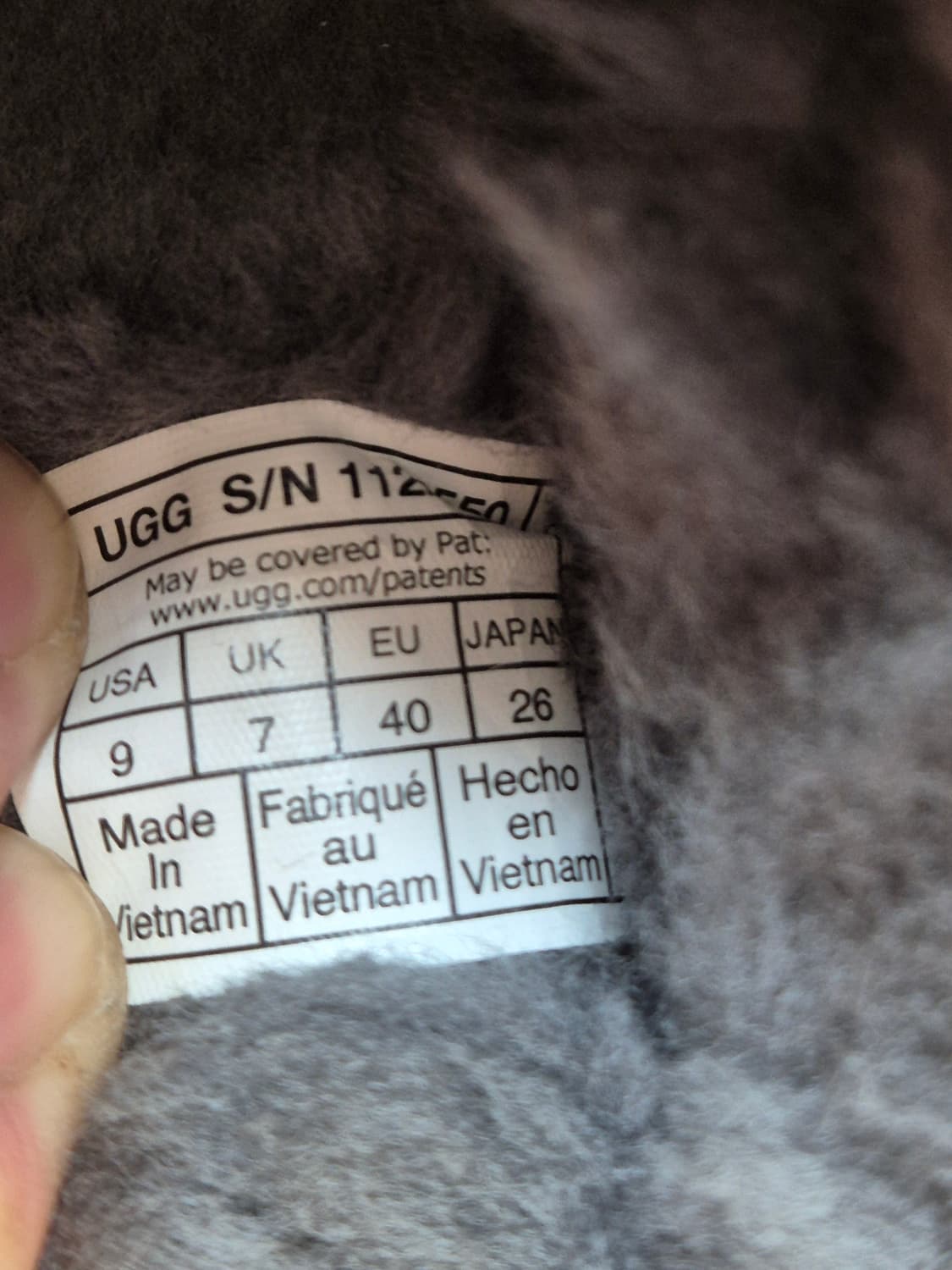 UGG 어그 슬리퍼 260사이즈 판매합니다. 털이 복슬복슬해서 겨울에 따 상품이미지7