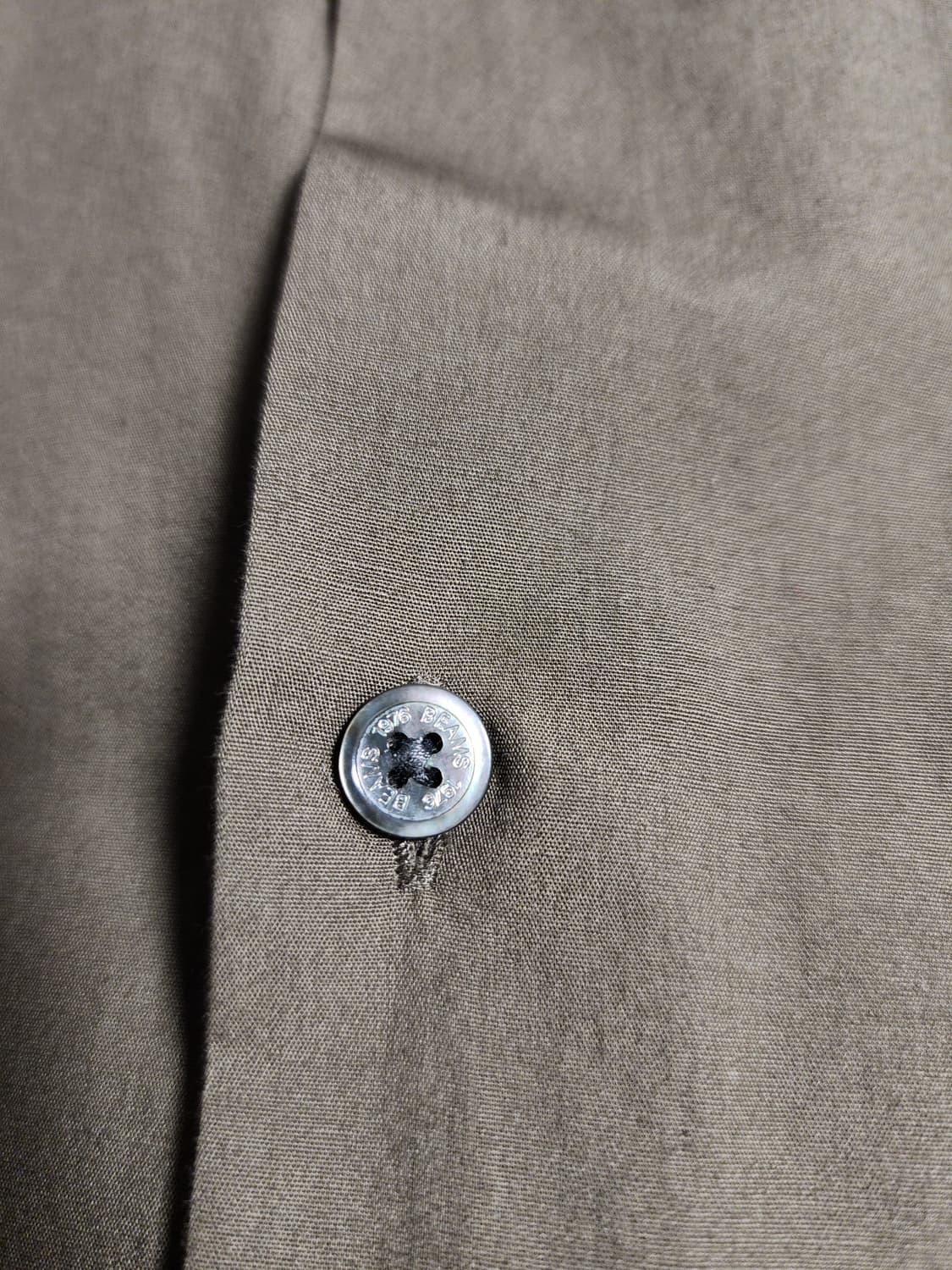 Beams 카키면셔츠 상품이미지5