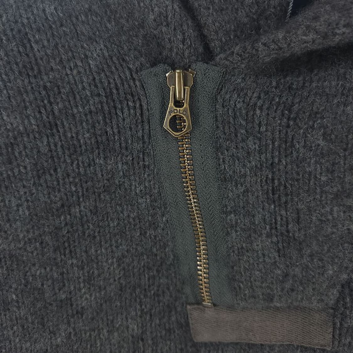 [남S]폴로랄프로렌 차콜 숄카라 헤비 니트[Y5C-054] 상품이미지4