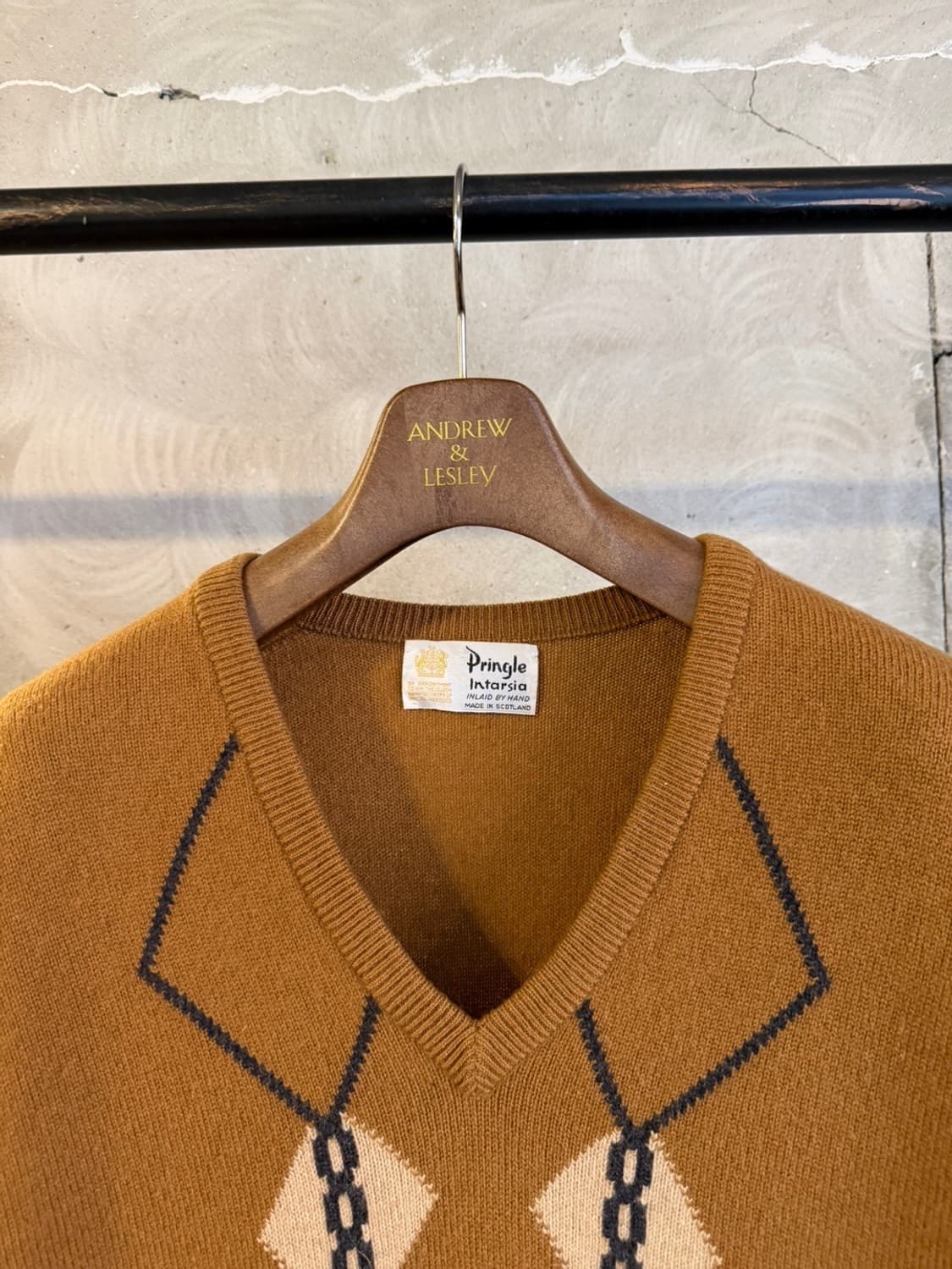 프링글 인따르시아 스코티쉬 니트 55~66 상품이미지3