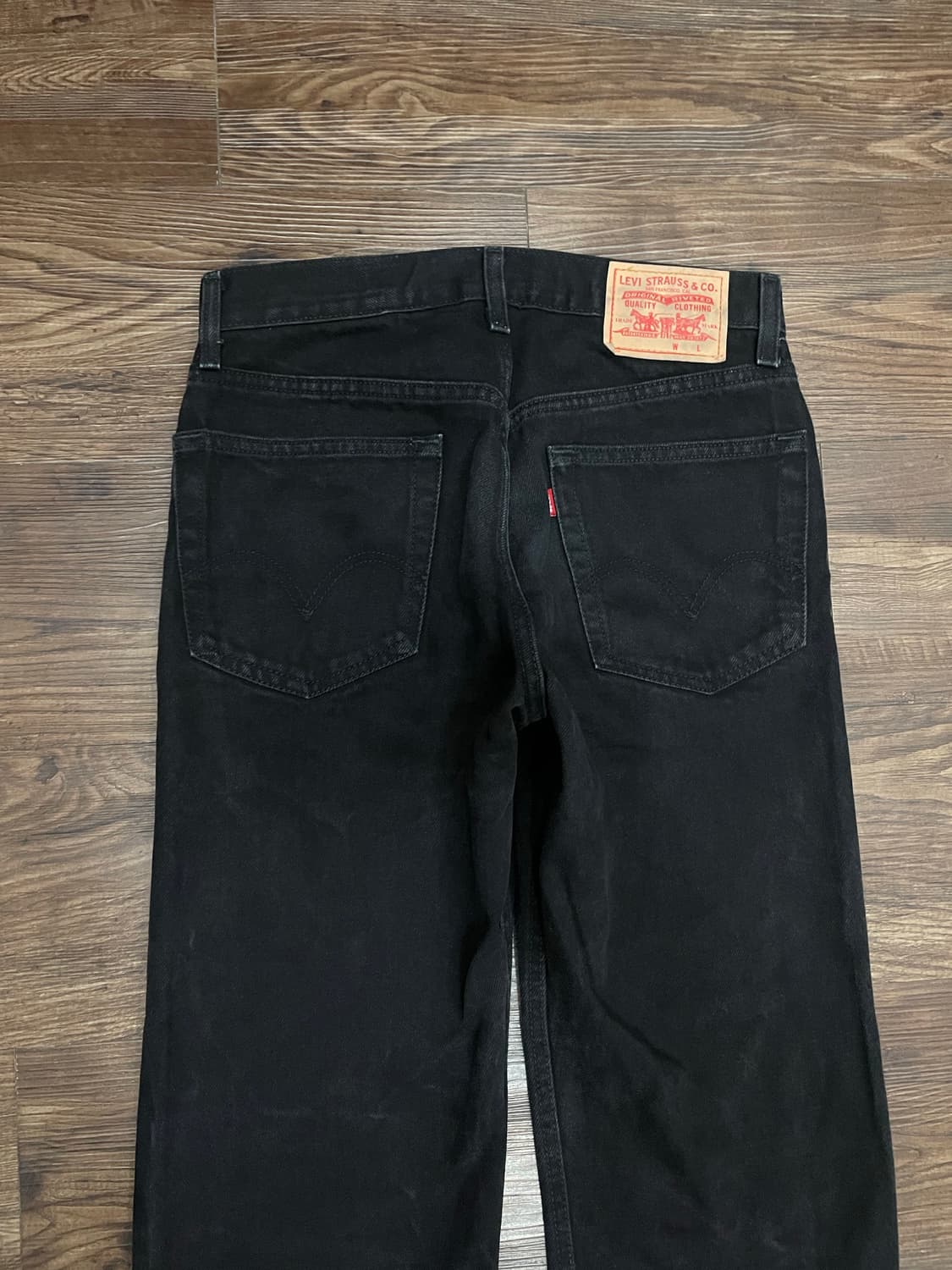 00s 리바이스 505 흑청 데님 팬츠 블랙 30 상품이미지8