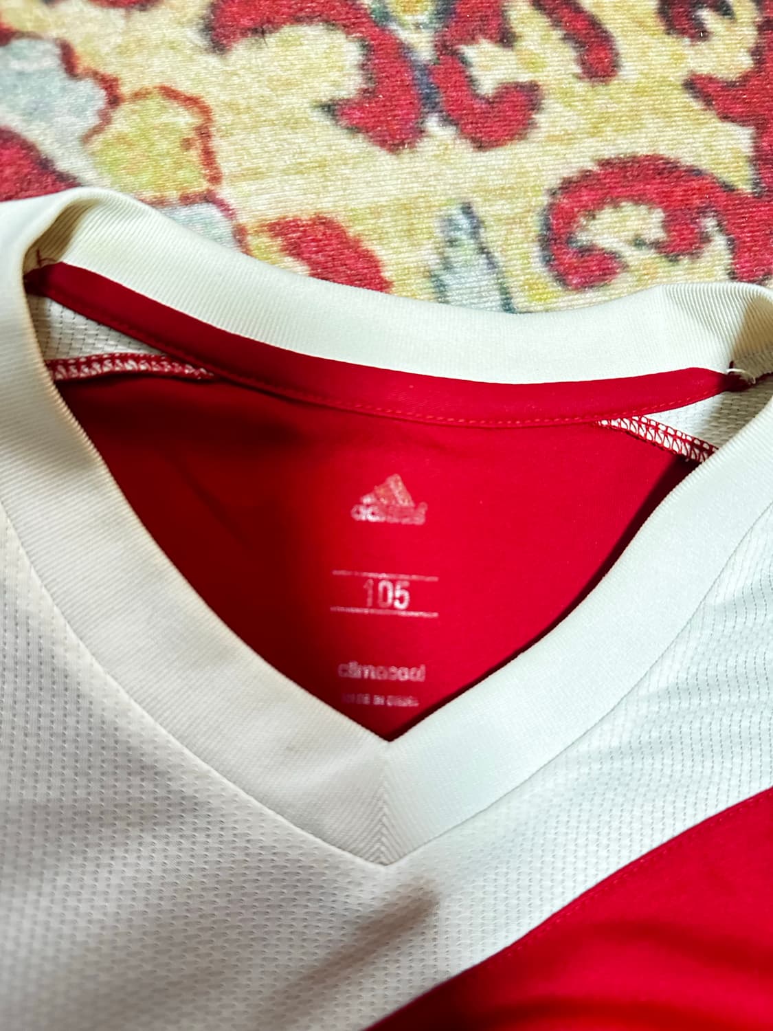 아디다스 트레이닝 긴팔 티셔츠 레드 상품이미지3