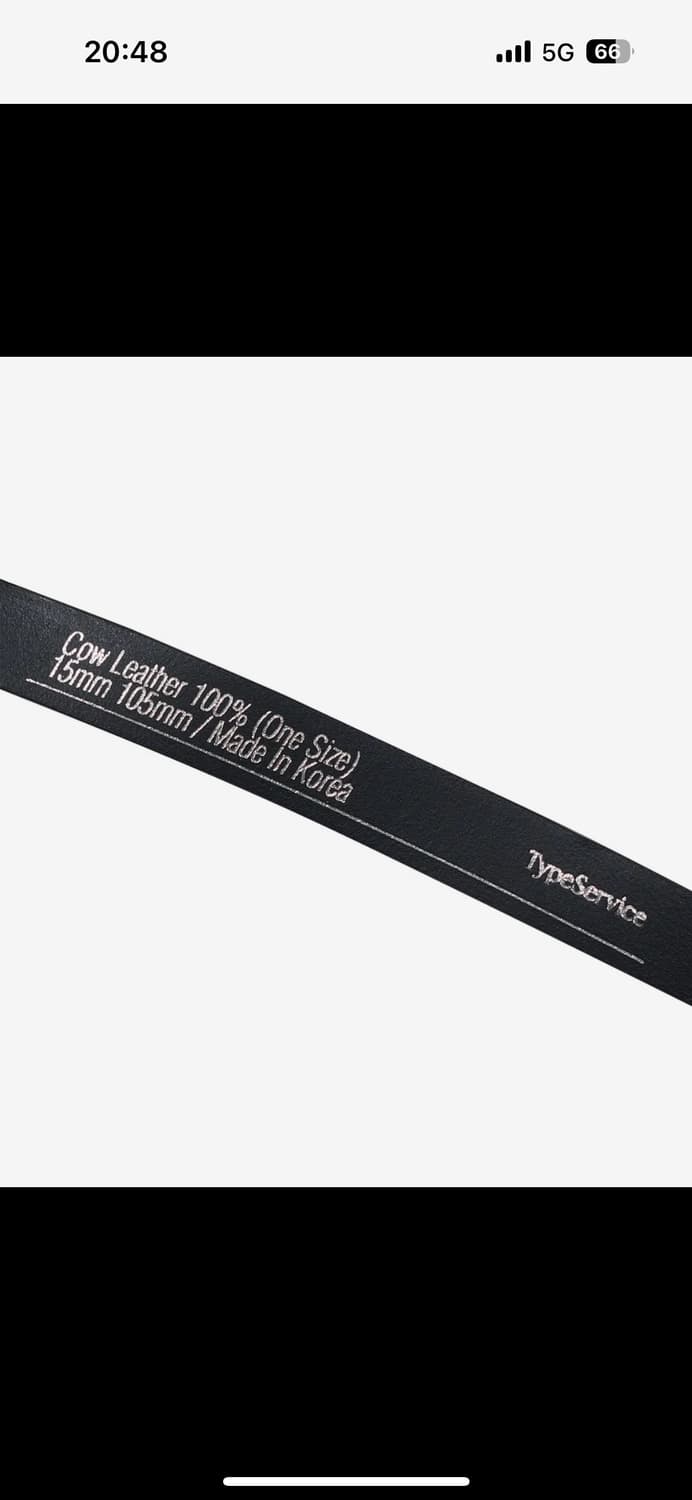 타입서비스 Leather Rivet Belt [Black] 상품이미지3