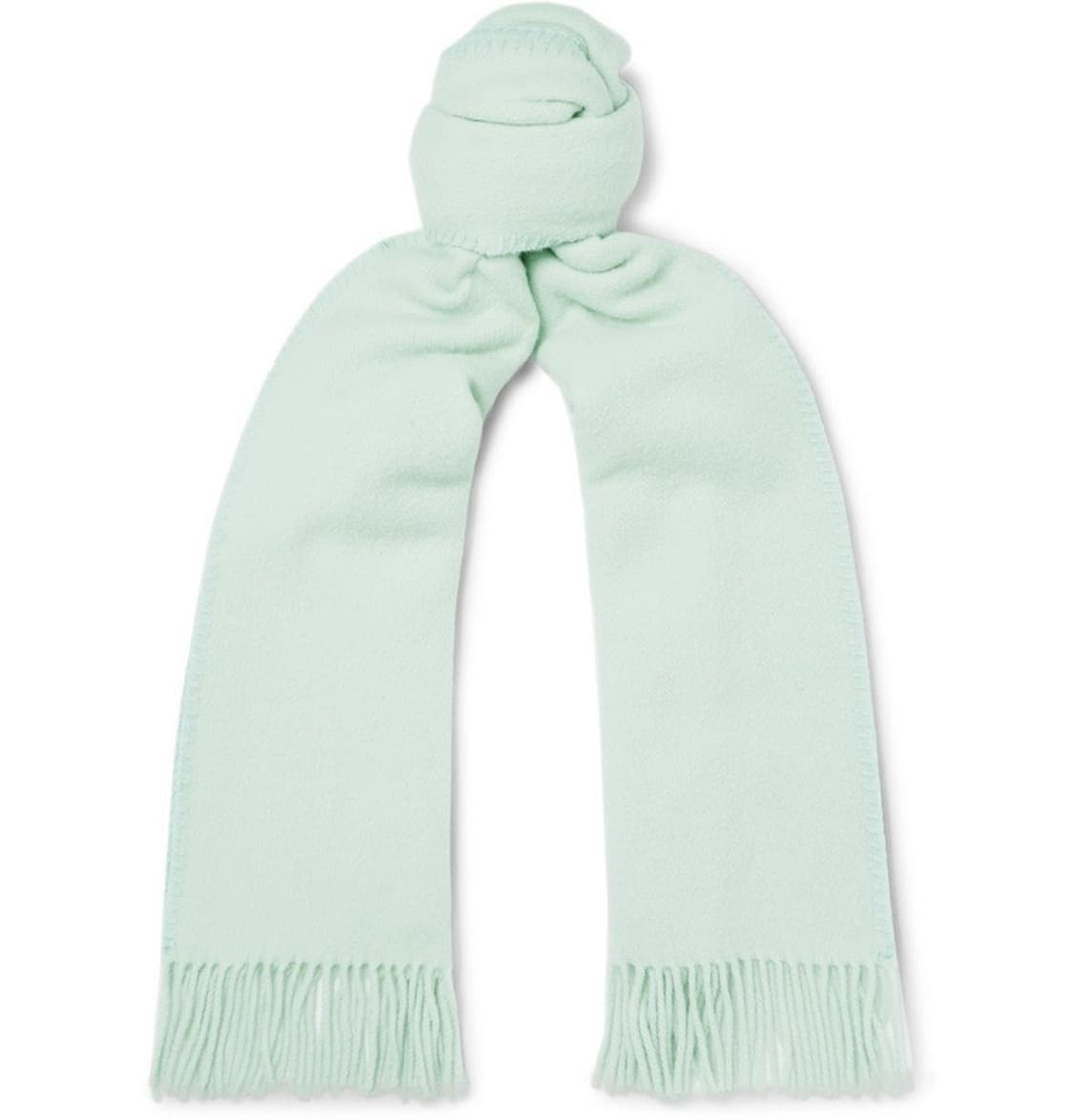 아미 ami 민트색 울 머플러 상품이미지2