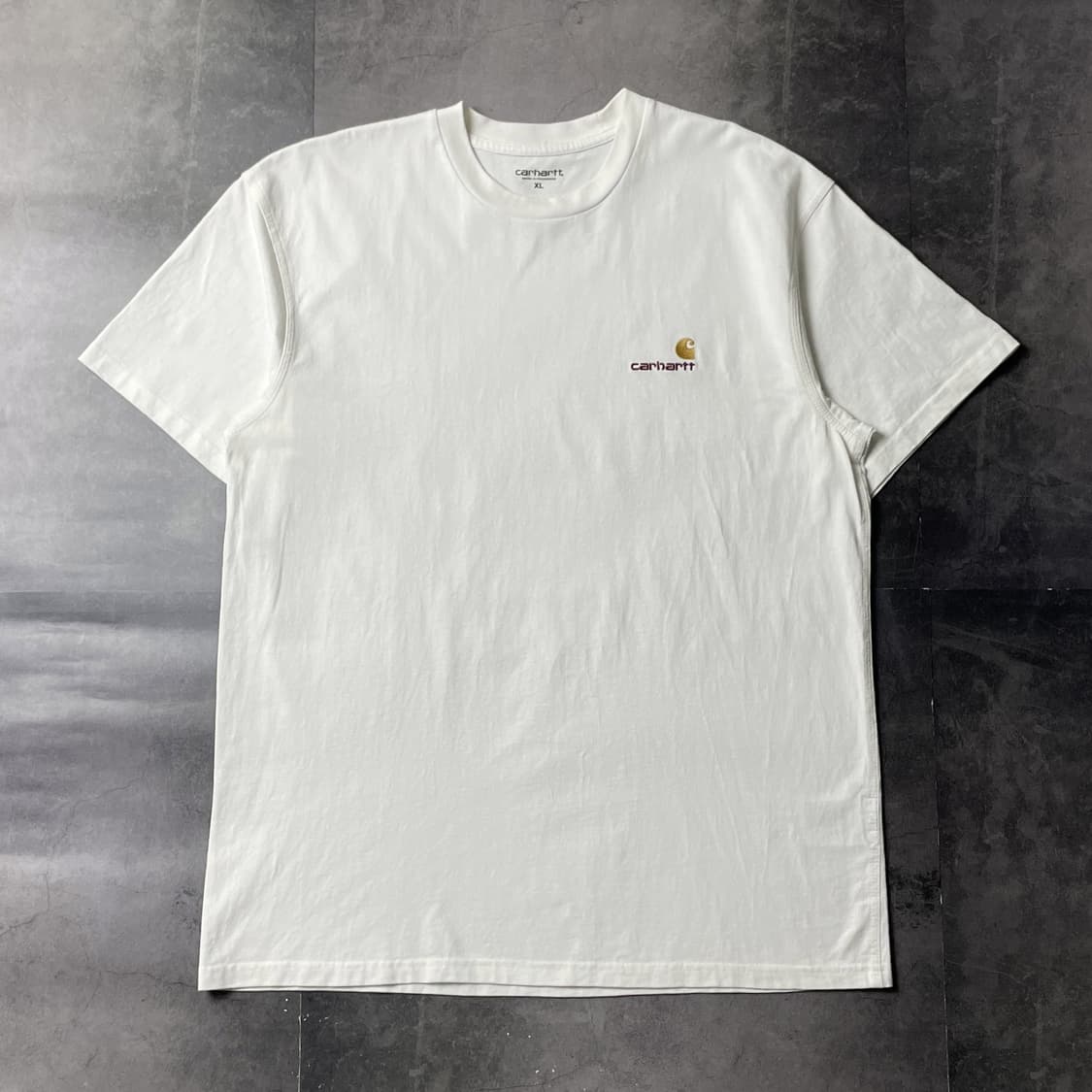 CARHARTT 칼하트 화이트 자수 반팔 티셔츠 A01197 상품이미지1