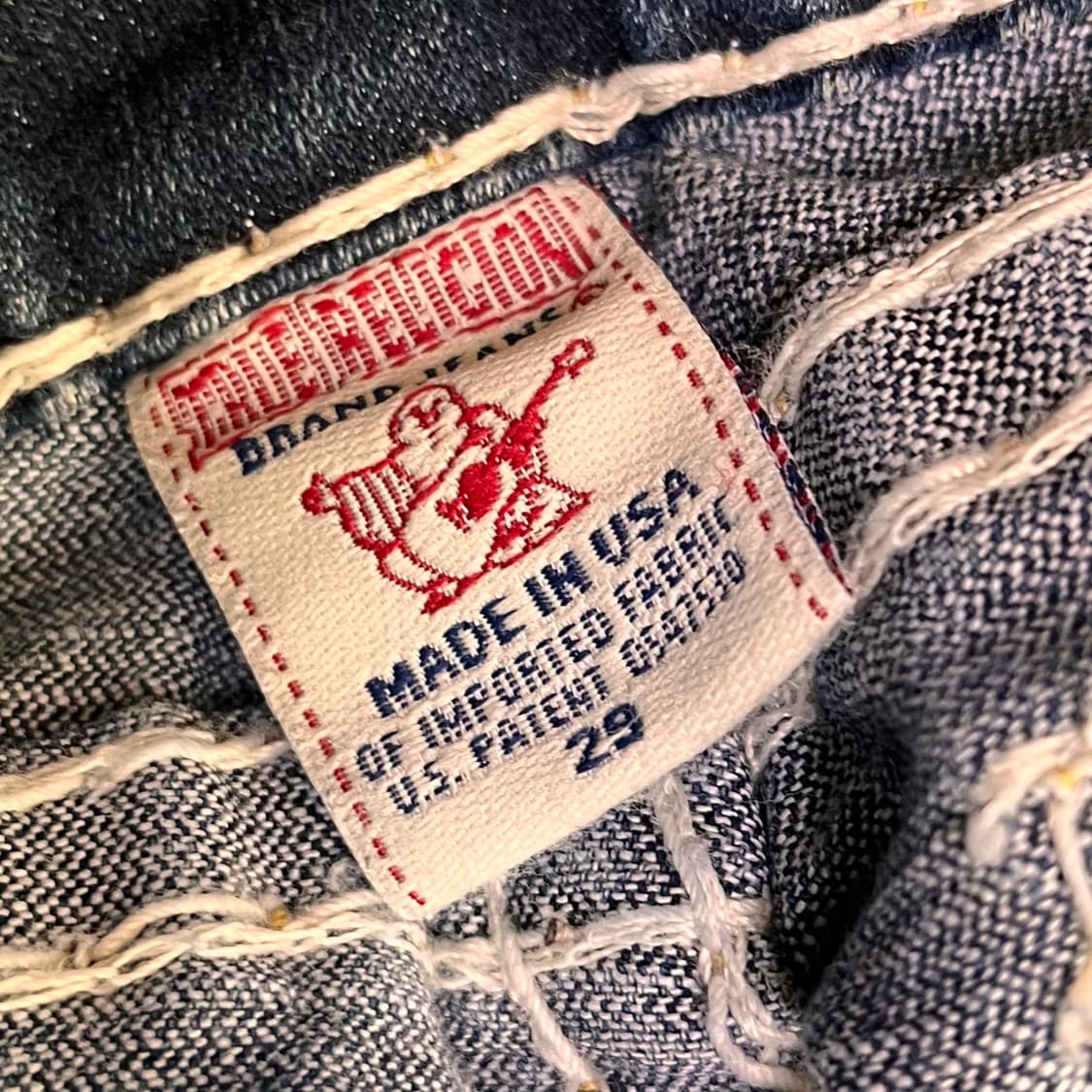 트루 릴리전 JOEY SUPER T 데님팬츠 SEAT 34 상품이미지5