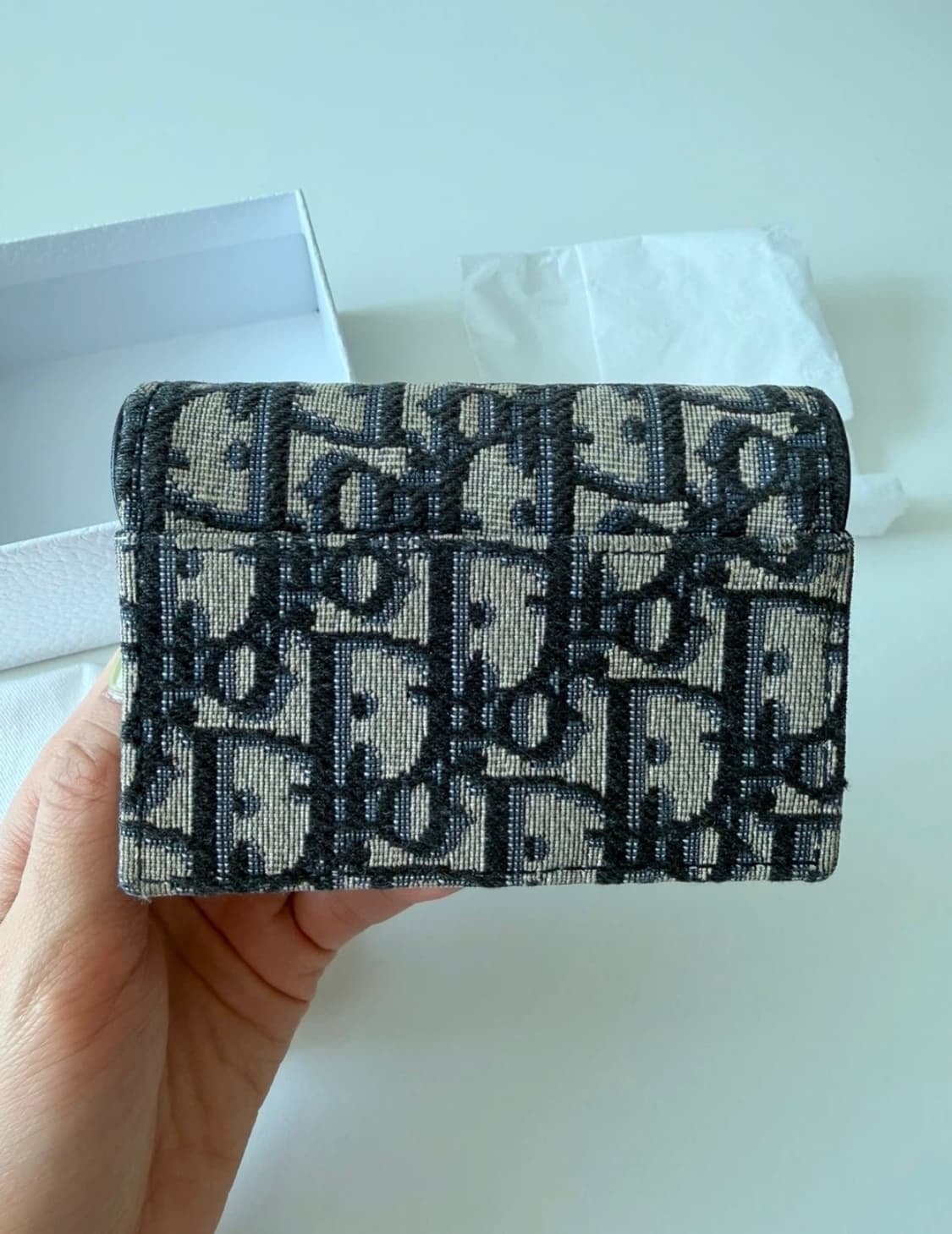 디올 오블리크 새들 카드지갑 상품이미지2