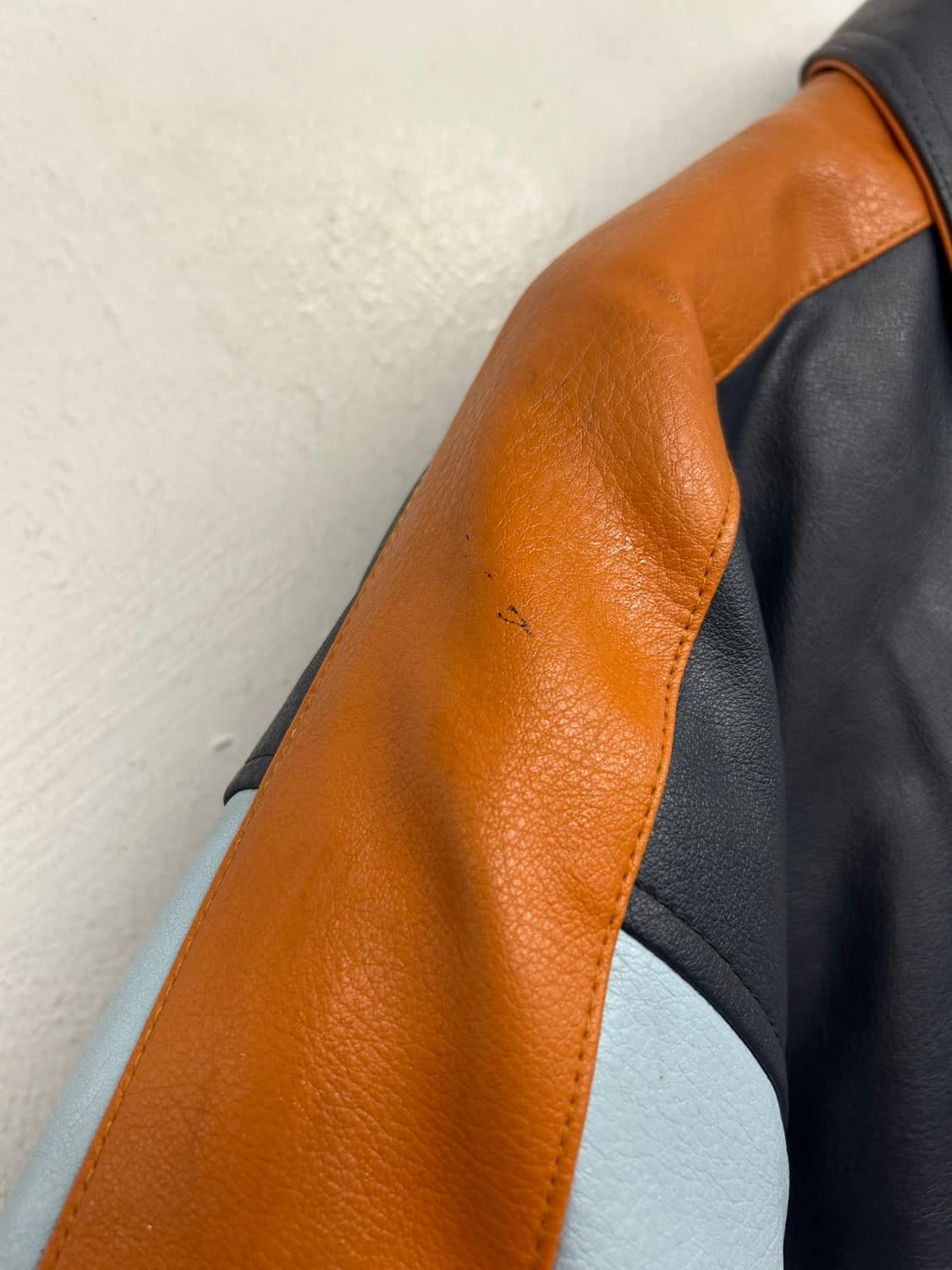 퍼스트다운 뉴욕양키스 PU 인조가죽 바시티자켓 상품이미지8