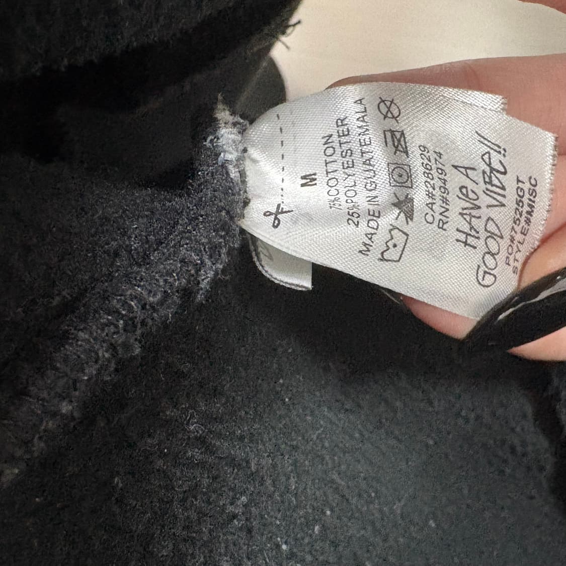 스투시 베이직 후드집업 M 상품이미지5