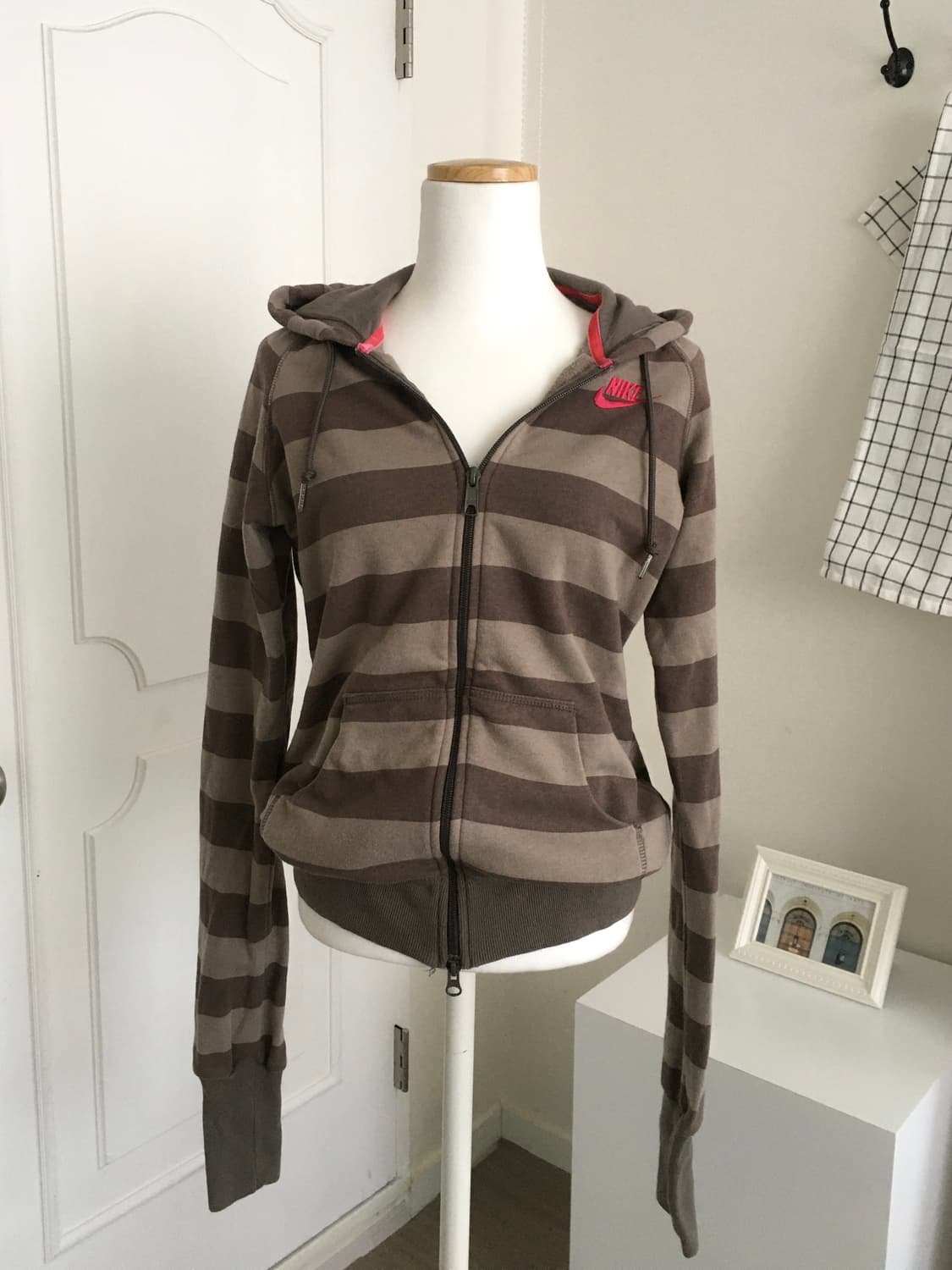 나이키 y2k 스트라이프 후드집업 상품이미지1