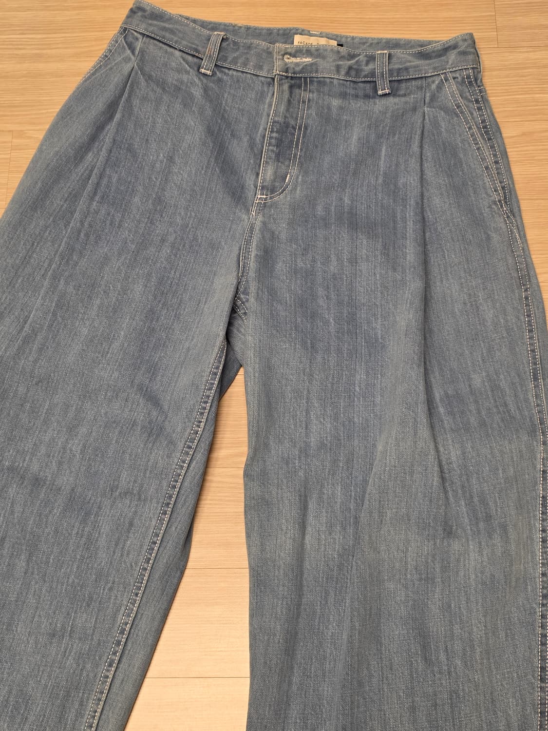 [새상품] 파사드패턴 빈티지 인디고 데님 상품이미지3