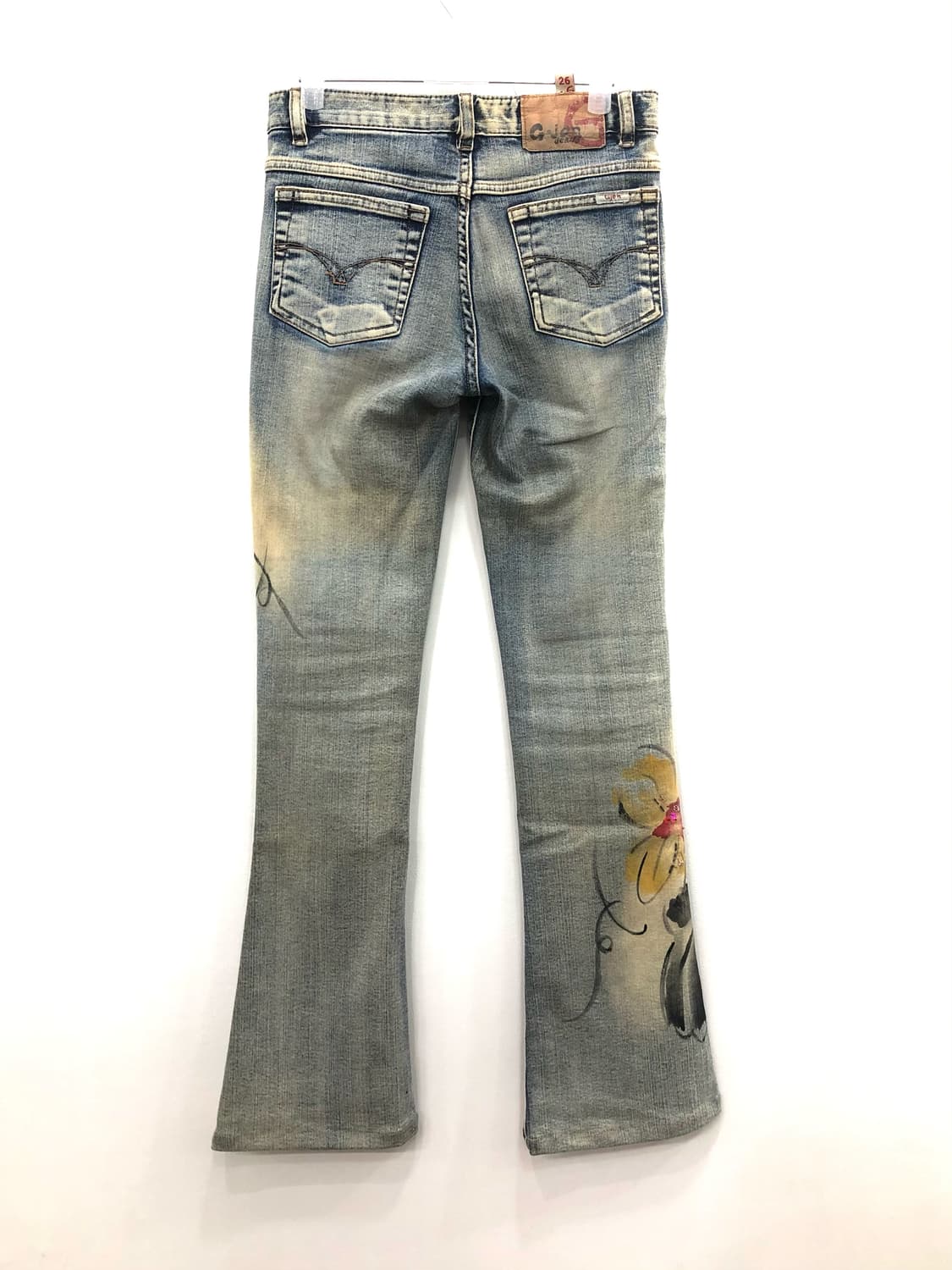 oriental drawing denim bootcut pants 상품이미지3