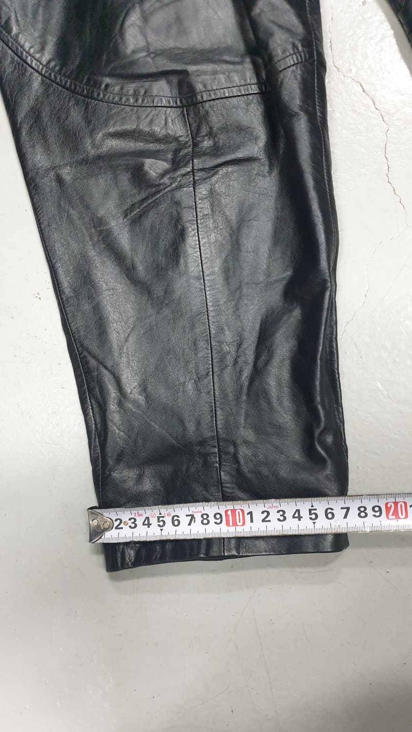 블랙 가죽 바지26~27 상품이미지3