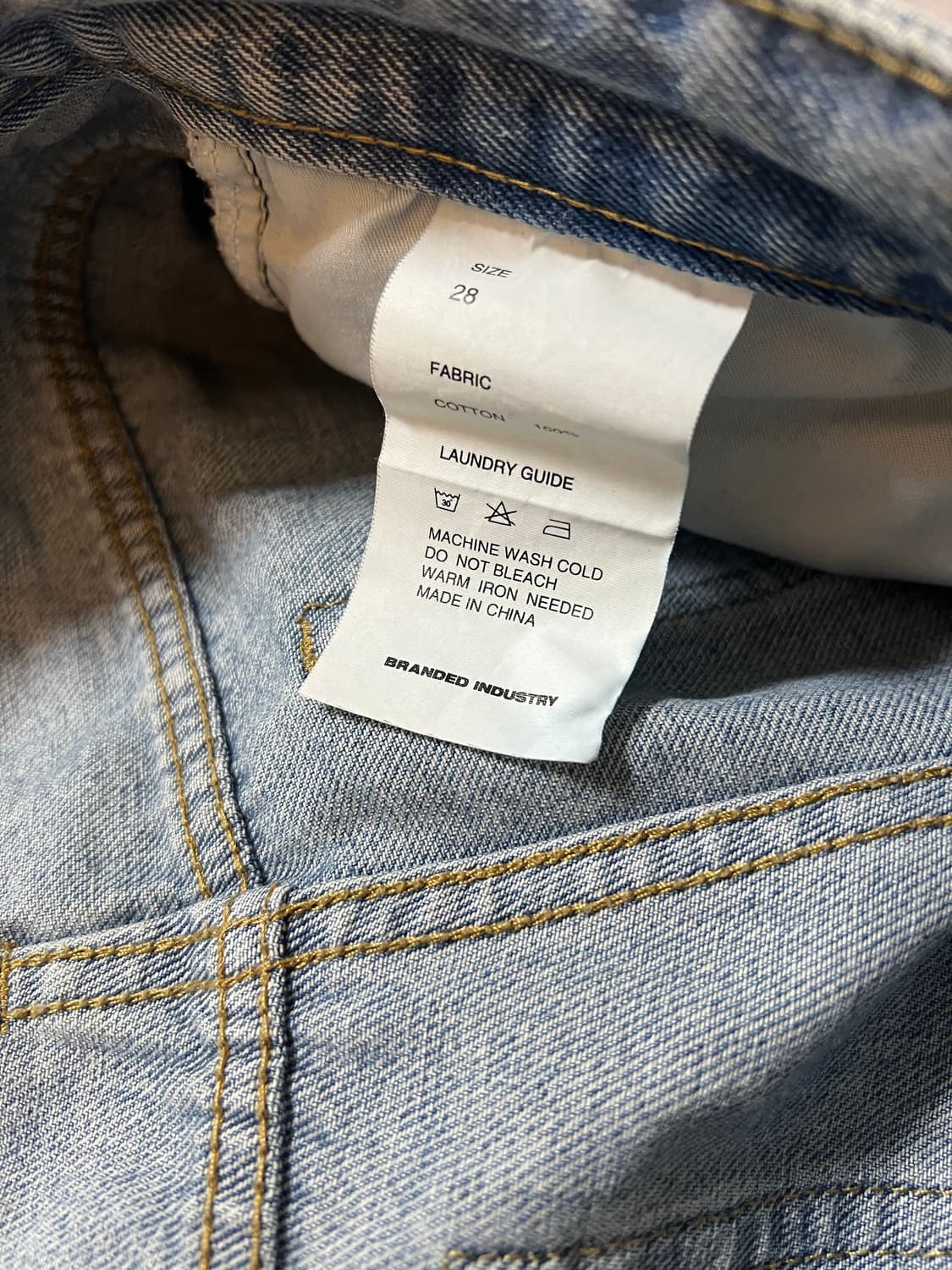 브랜디드x스토커즈 COMFY JEANS / 28 사이즈 상품이미지4