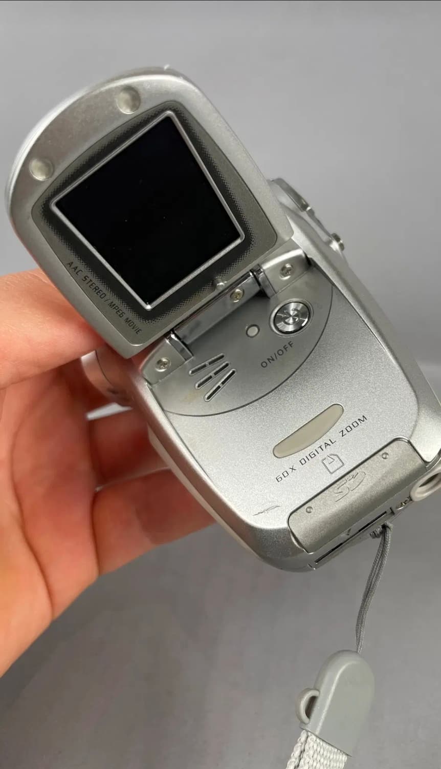 작례O 산요 작티 C1 빈티지 캠코터 디지털 카메라 풀구성 상품이미지5