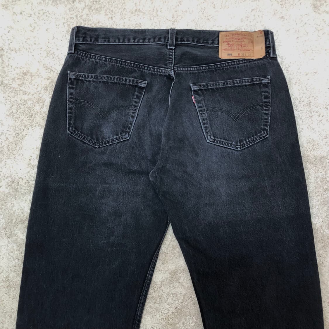 90s 빈티지 리바이스 501 블랙(흑청) USA 상품이미지1