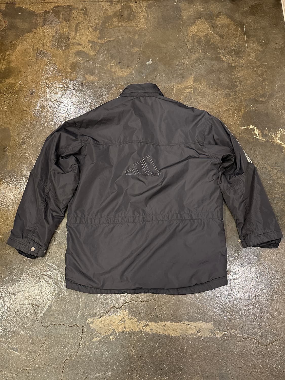 00s 아디다스 블랙 패딩자켓 XL 상품이미지2