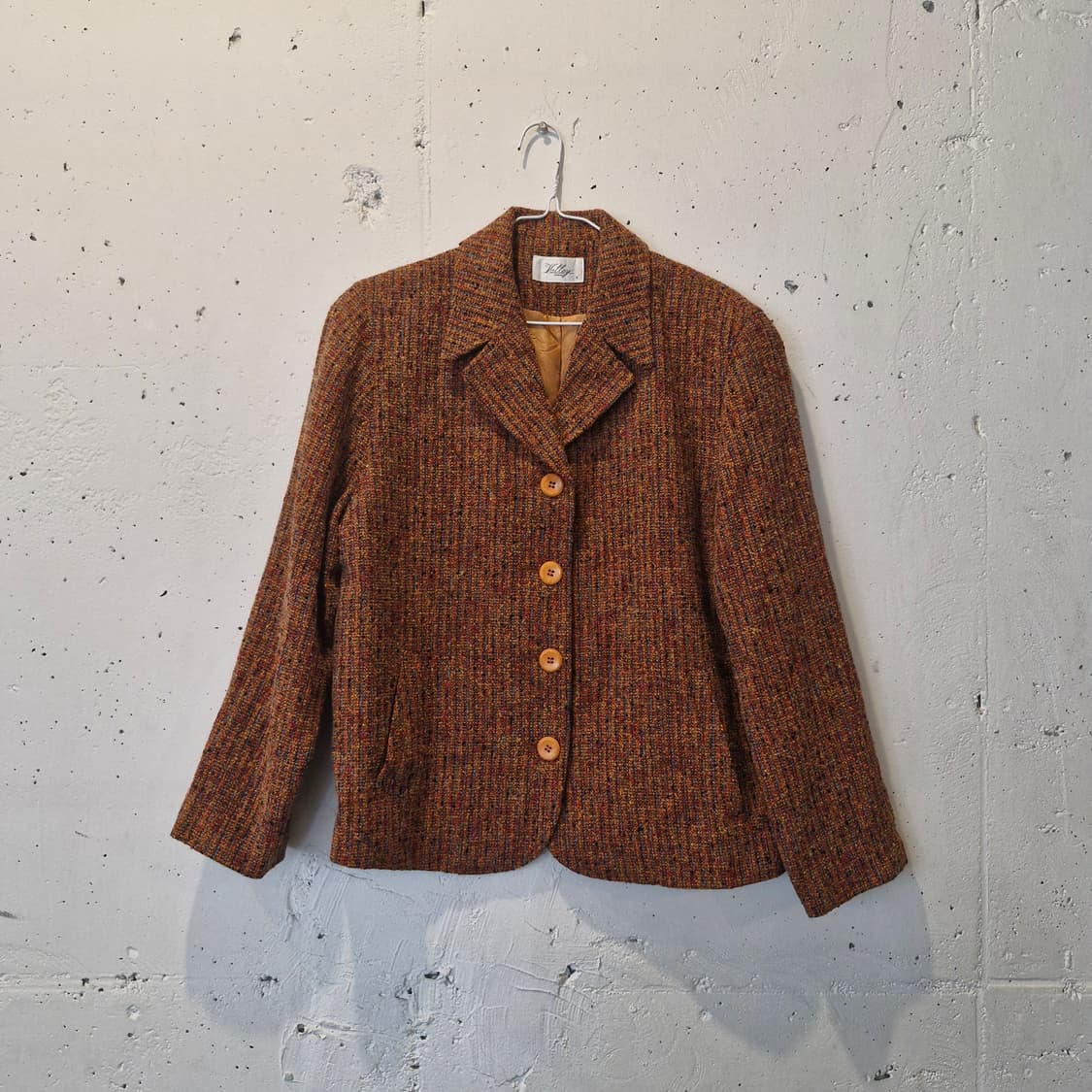 JPN 빈티지 모 트위드 블레이저 자켓 ~77 상품이미지1