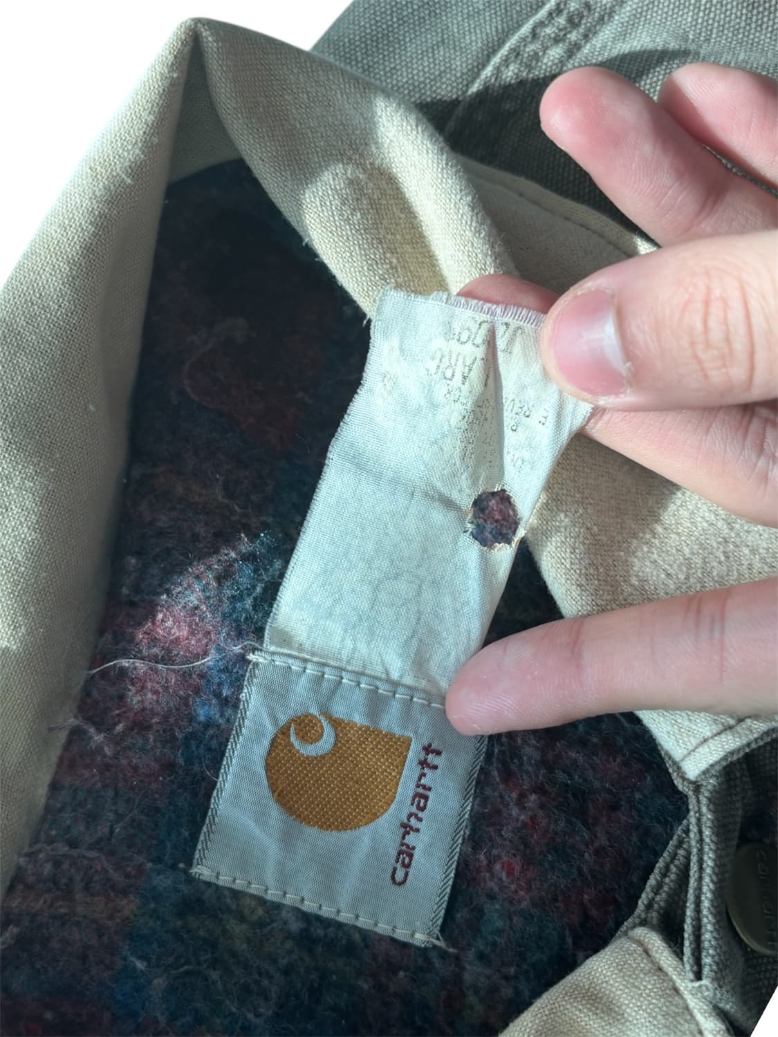 90s Carhartt Trucker Jacket Brown 상품이미지7