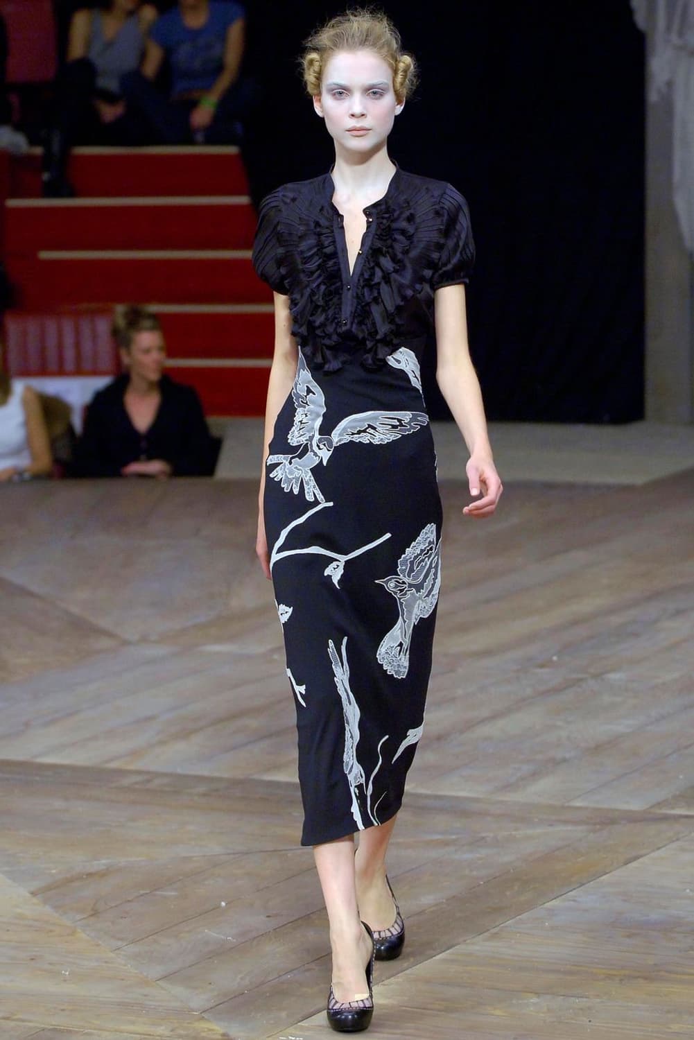 Alexander McQueen 07SS Silk RuffleBlouse 상품이미지1