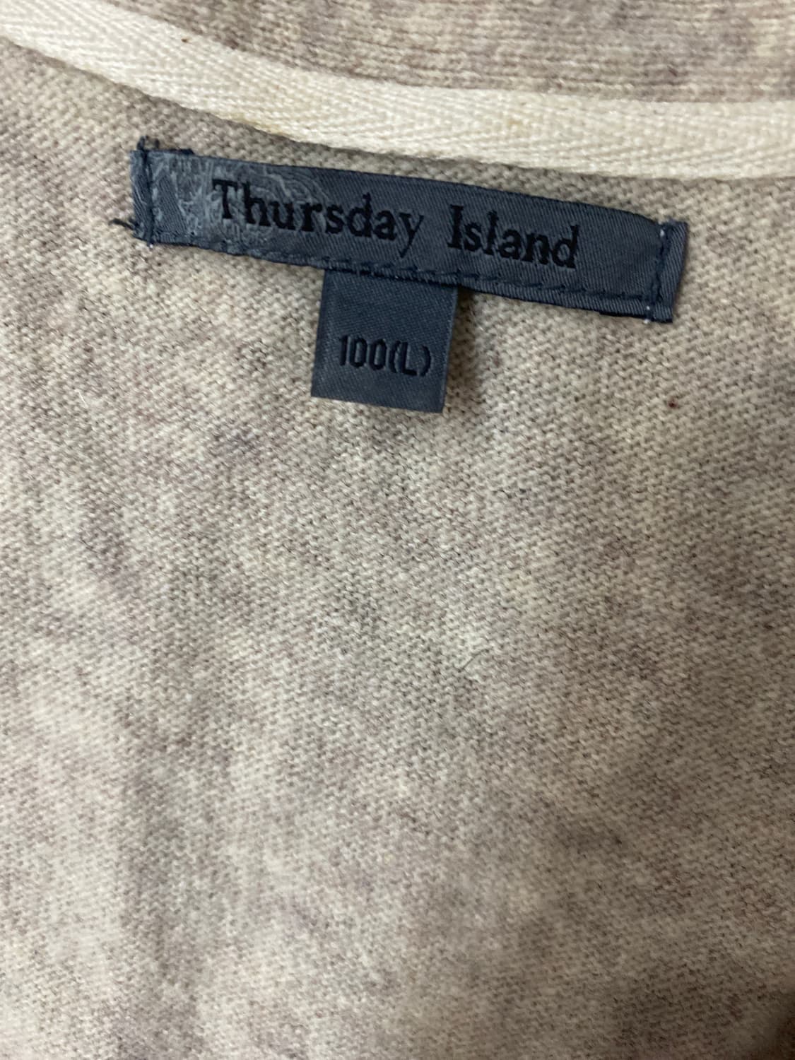 Thursday Island 패턴 니트 조끼 100(L) 상품이미지2