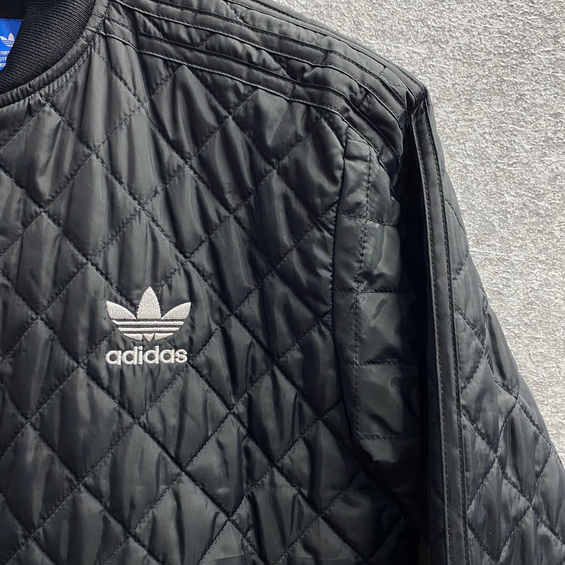 아디다스 오리지널 블랙 퀼팅 자켓  B2863 상품이미지3