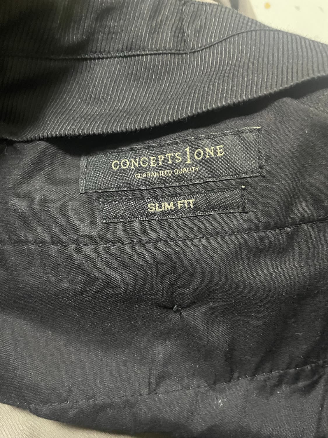 컨셉원 슬림핏 슬랙스 더스티베이지 칼라 32사이즈 상품이미지3