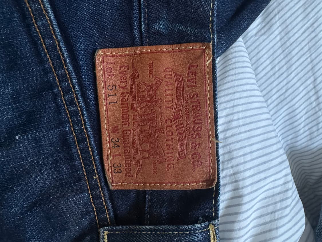 리바이스 511 진청 데님팬츠 상품이미지3