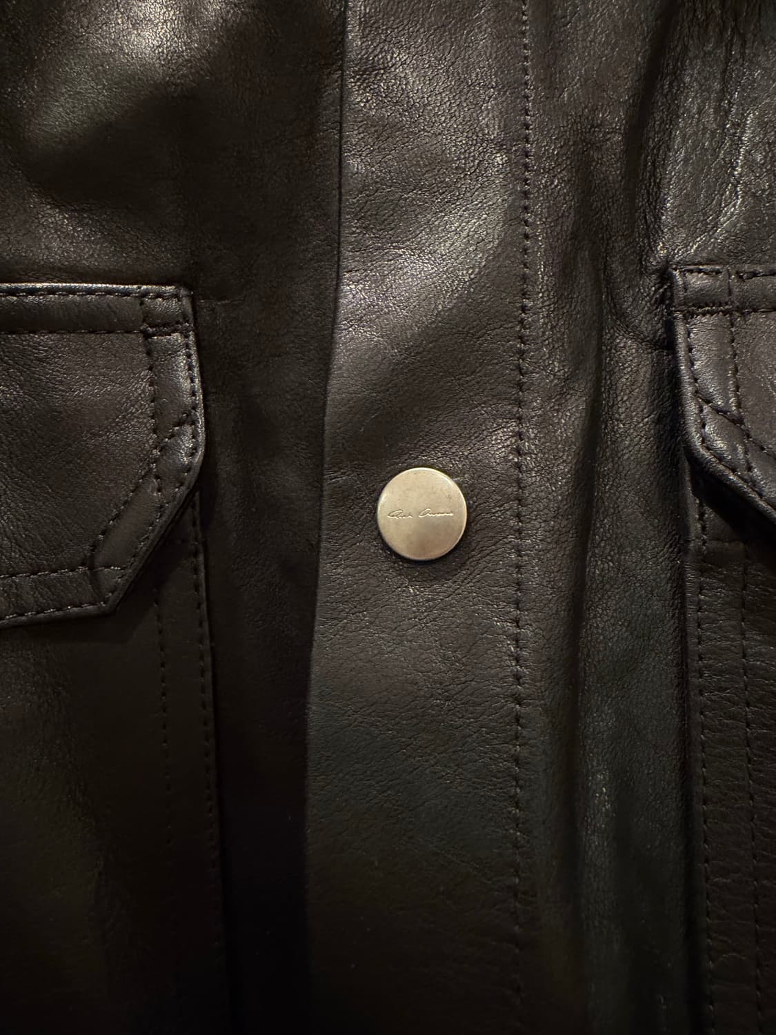 릭오웬스 레더 자켓  상품이미지4