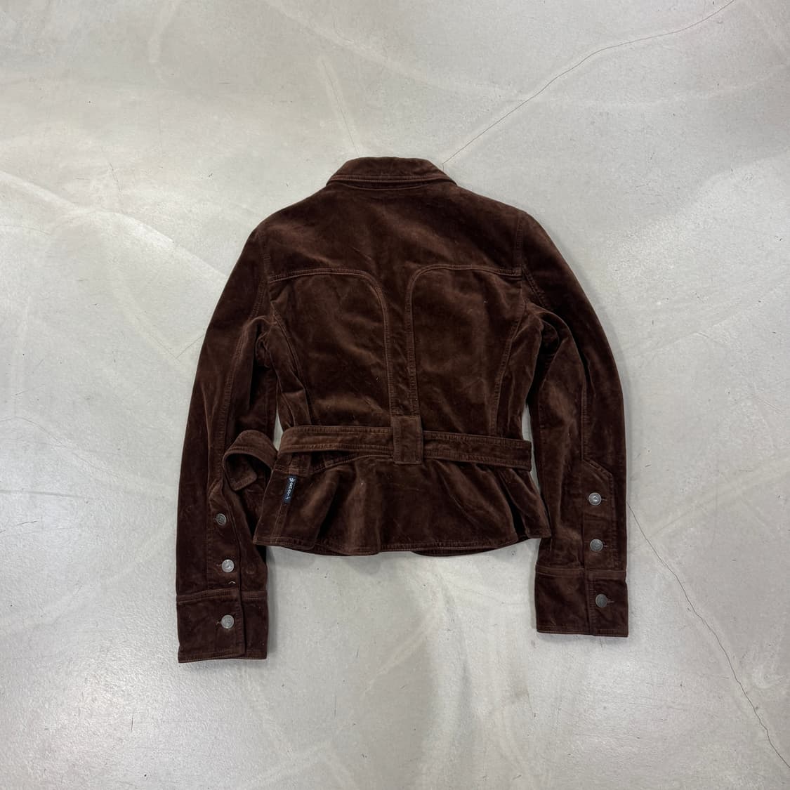 아르마니 진스 벨티드 벨벳 자켓 38 상품이미지4