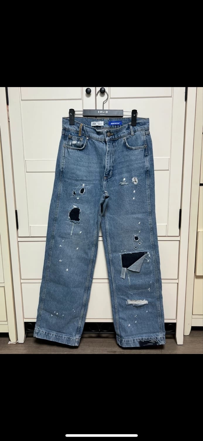 자라 x 아더에러 패치워크 진 블루 EUR 36 상품이미지1