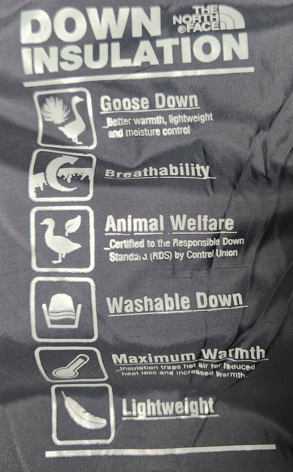 노스페이스 구스롱패딩 카키색 M  (95-100) 상품이미지4