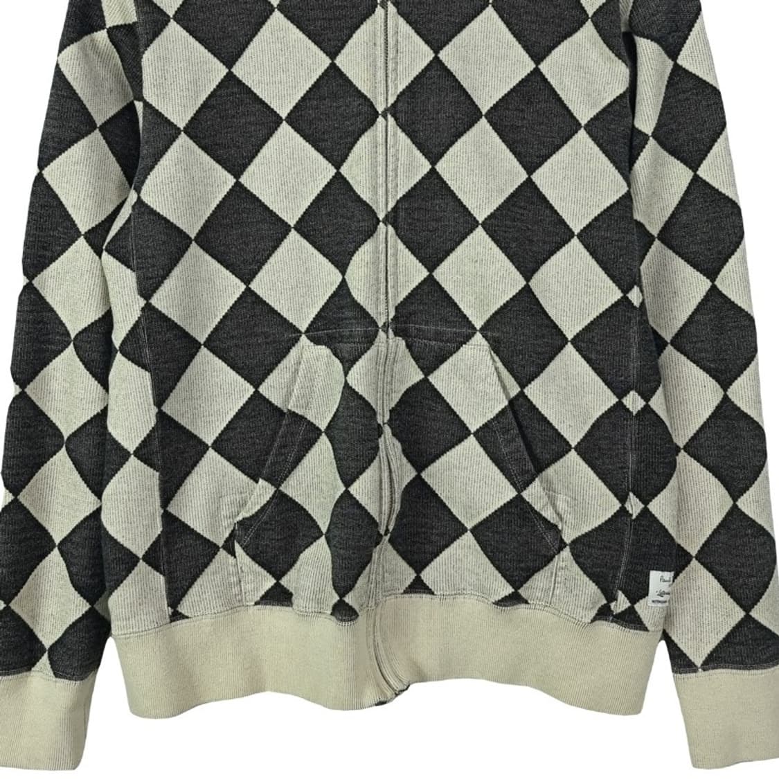 [폴스미스 재팬] 다이아몬드 아가일 체크 슬림핏 후드 집업 P01455 상품이미지5