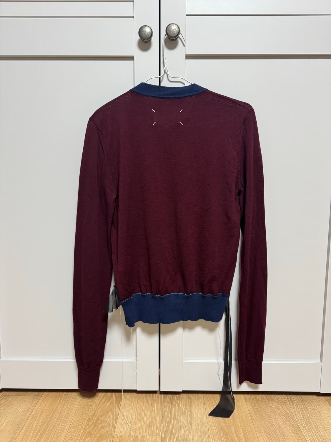 Maison Margiela 니트 / 버건디×네이비 상품이미지5