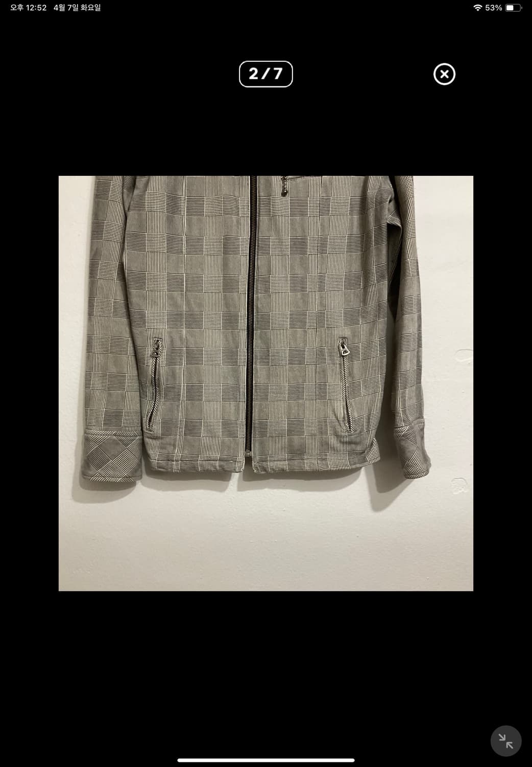 빔즈 글랜체크 웨스턴 라이더 자켓 상품이미지4