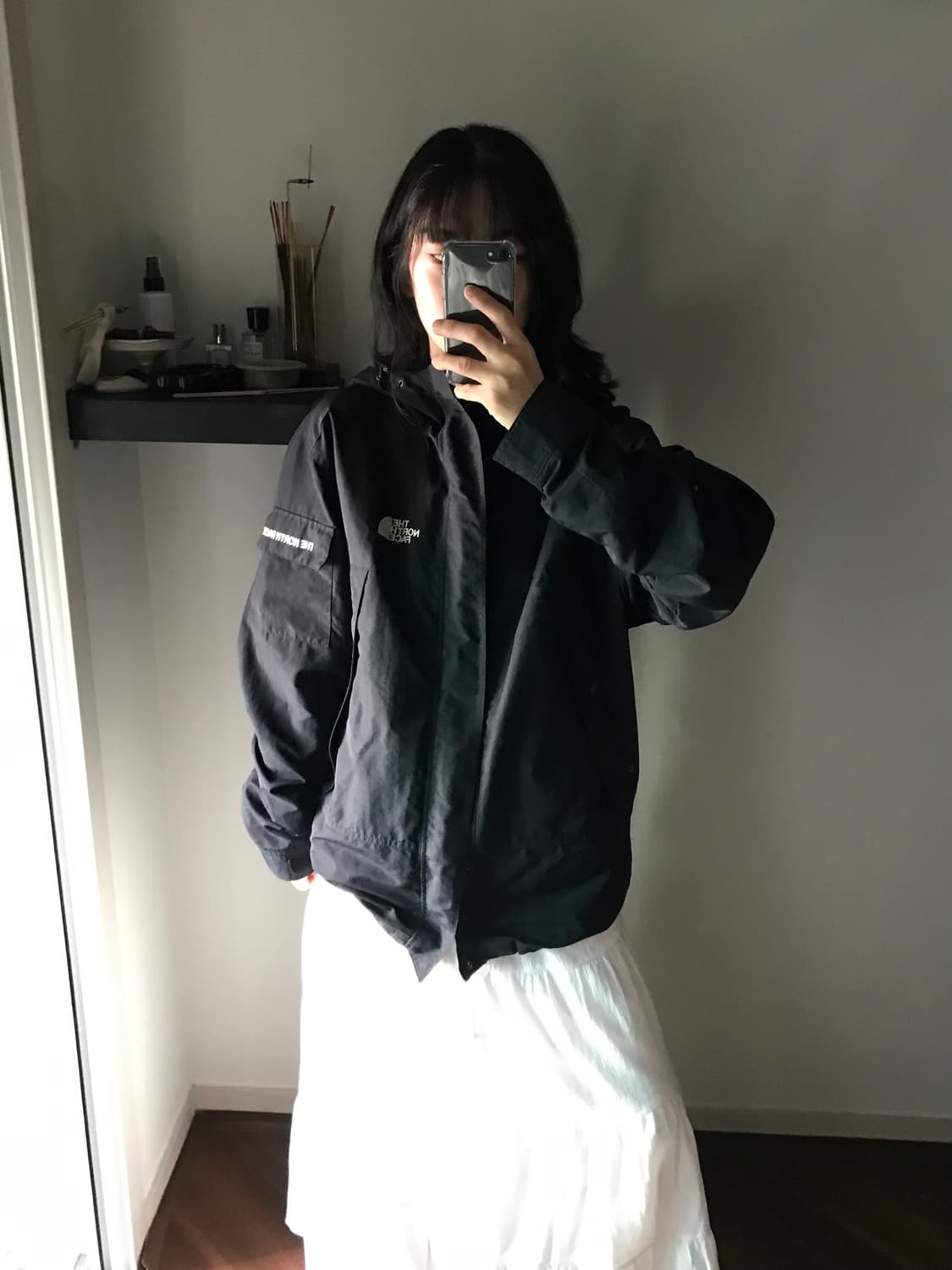 노스페이스 윈드 로고 바람막이 자켓 상품이미지2